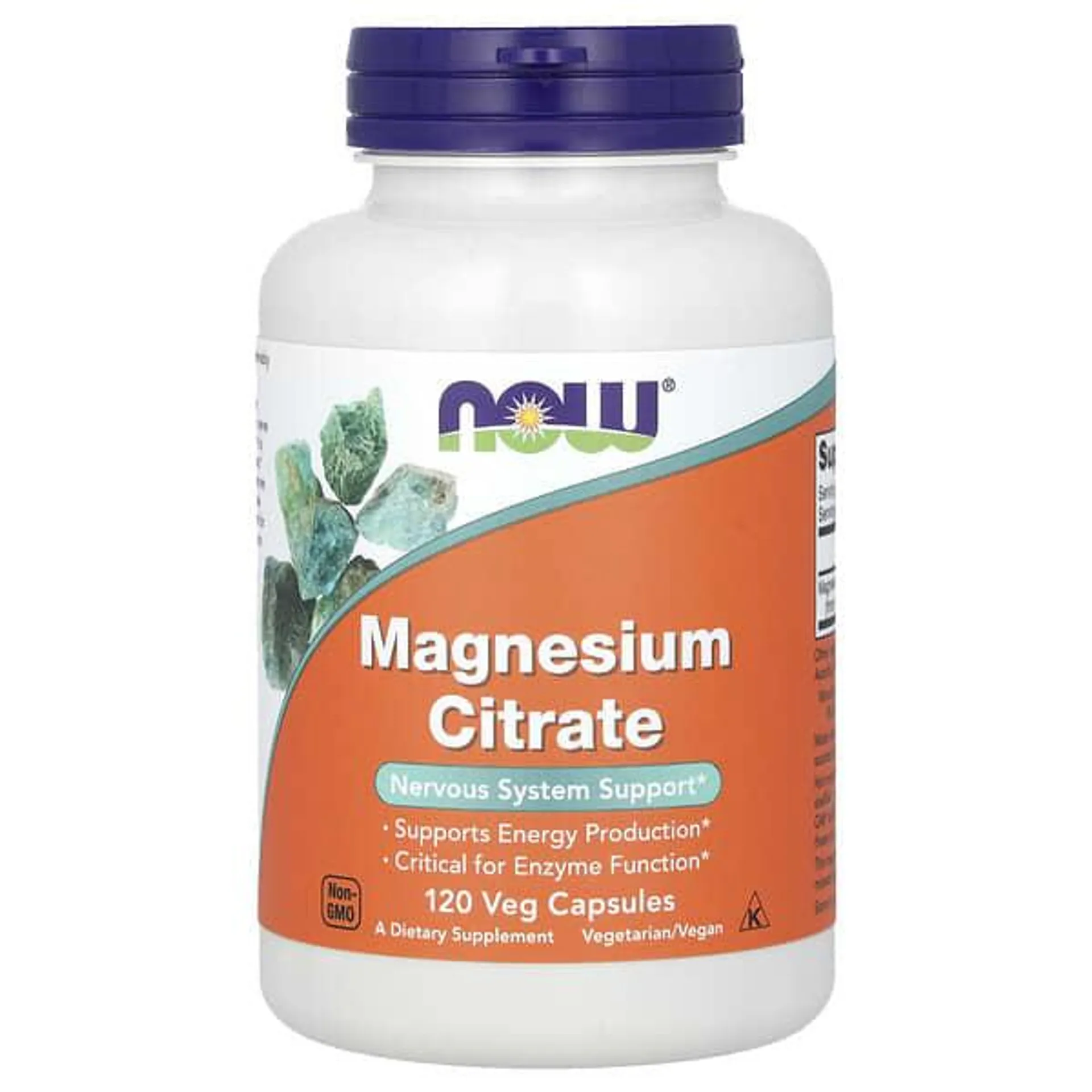 NOW Foods, Magnesium Citrate, 120 Veg Capsules