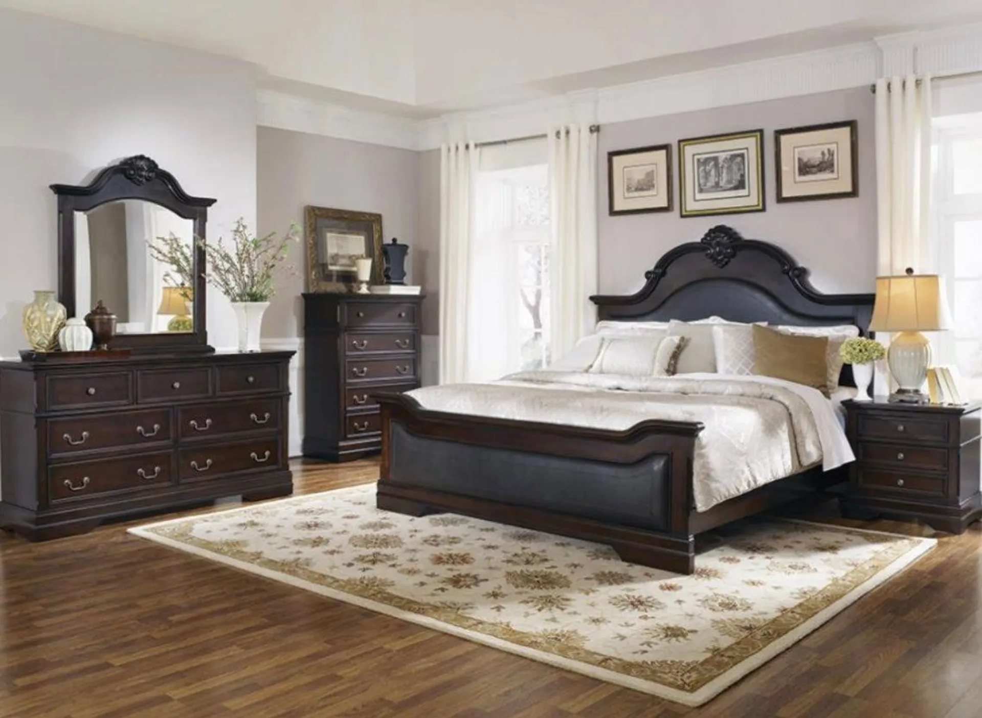 4 PCS Cambridge King Bedroom Set 203191KE-S4