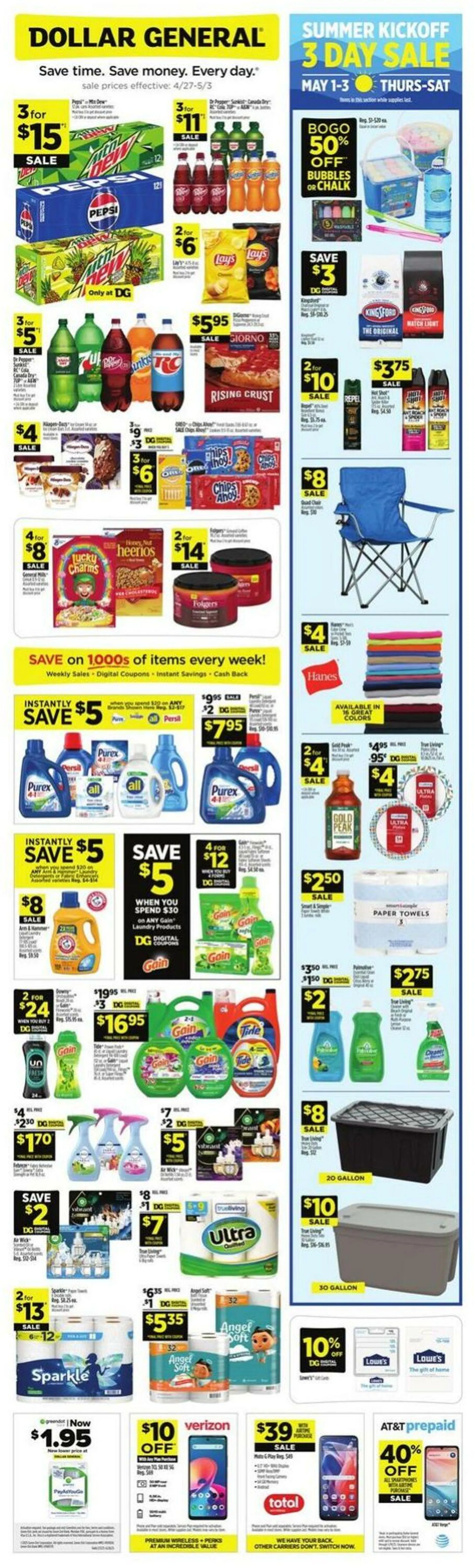 Dollar General Current weekly ad - 1