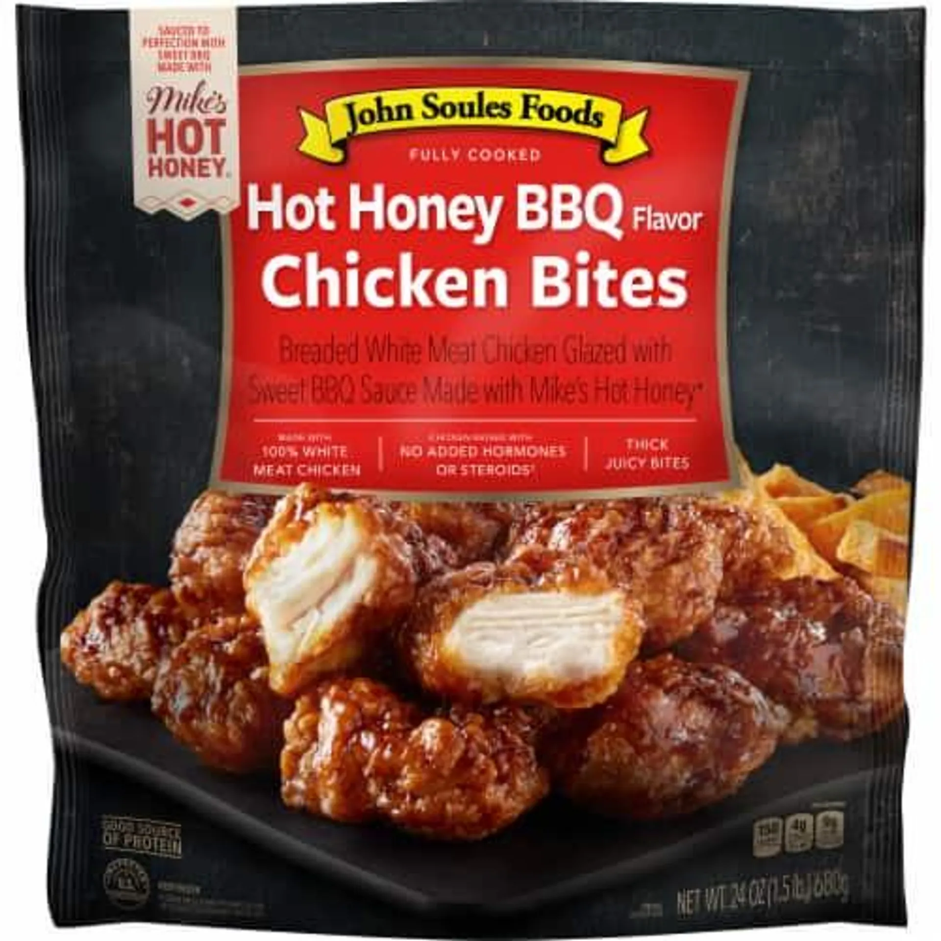 John Soules Hot Honey BBQ Chicken Bites