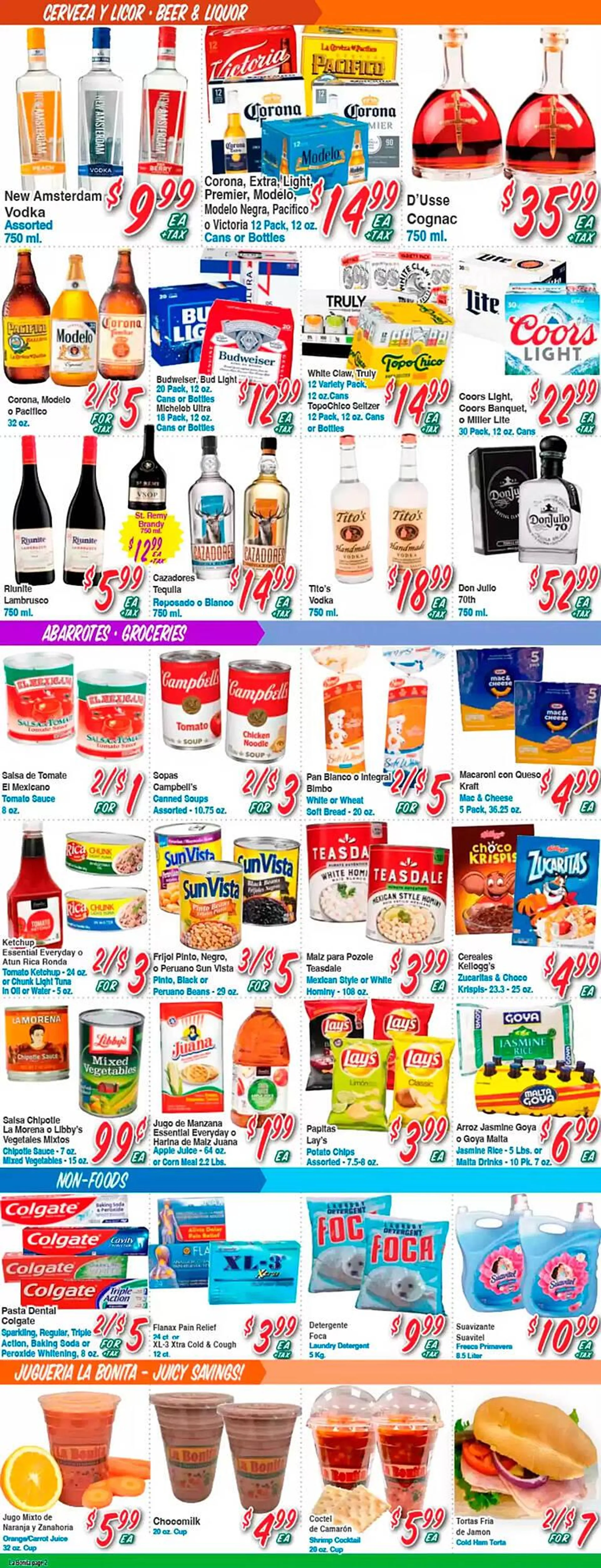 Catálogo de La Bonita Supermarkets Weekly Ad 22 de enero al 28 de enero 2025 - Página 2