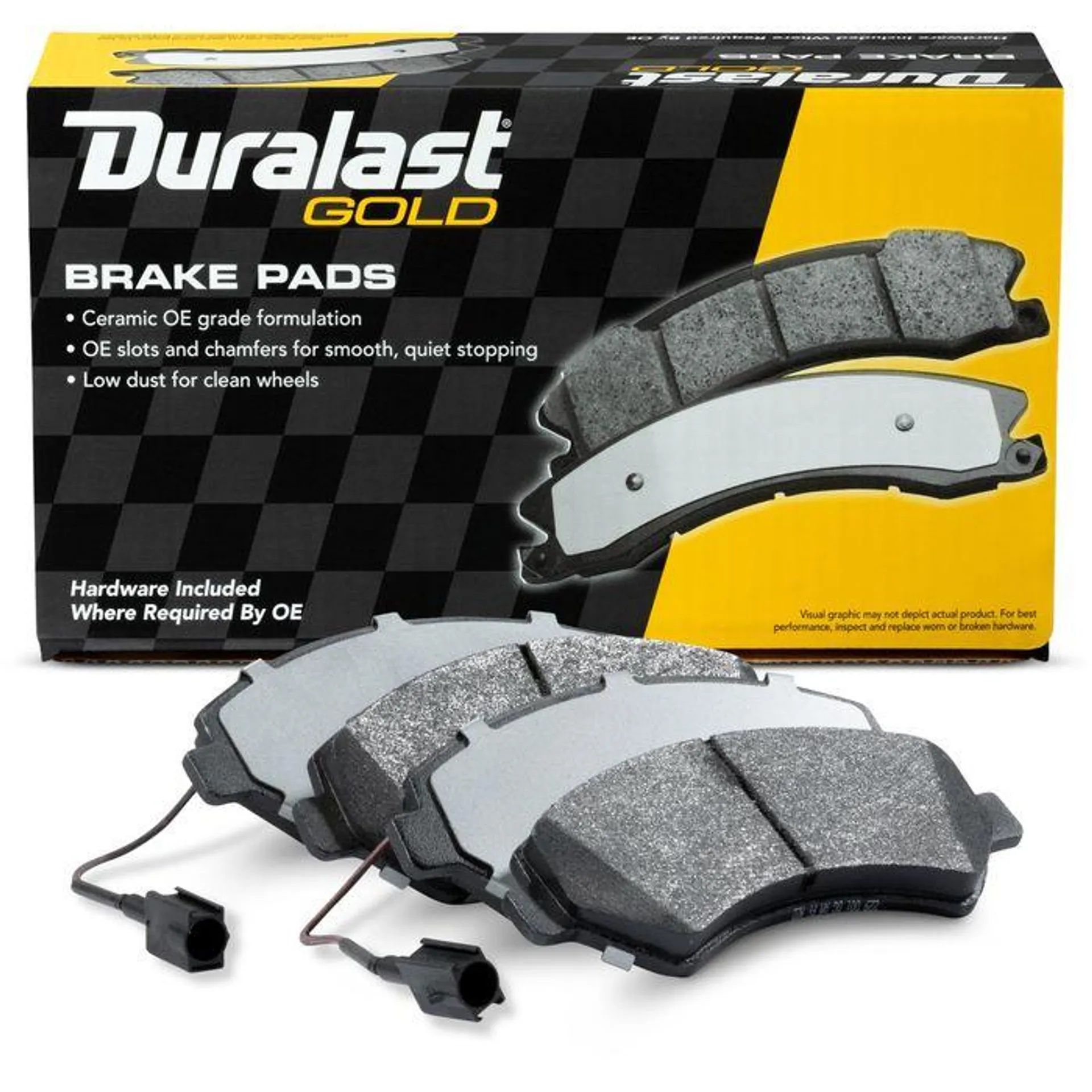 Duralast Gold Semi-metallic Disc Brake Pad Set DG1540