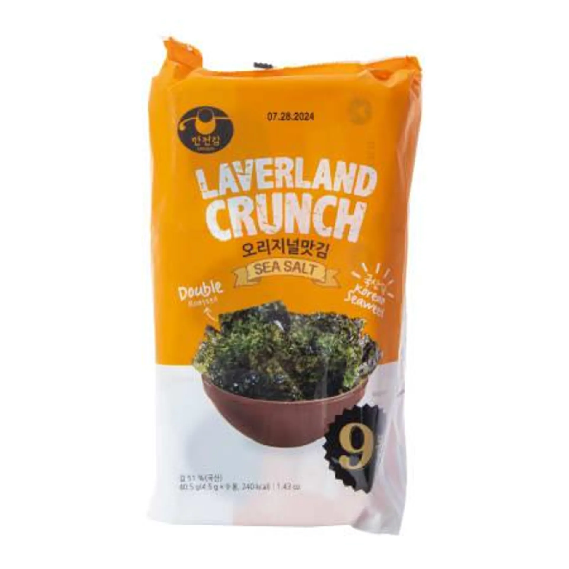 Laverland Crunch Sea Salt Roasted Seaweed 1.43oz