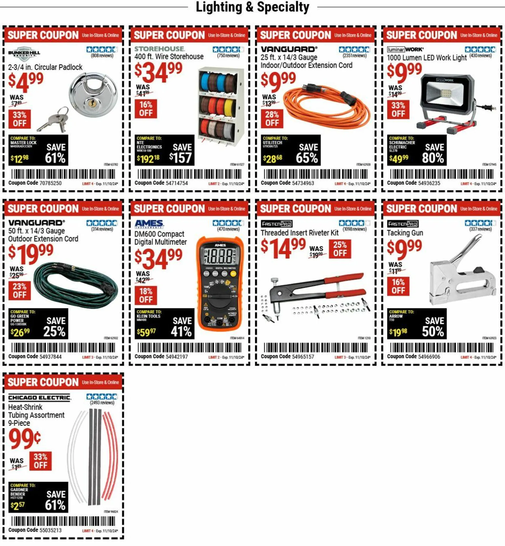 Catálogo de Harbor Freight Current weekly ad 28 de octubre al 6 de noviembre 2024 - Página 7