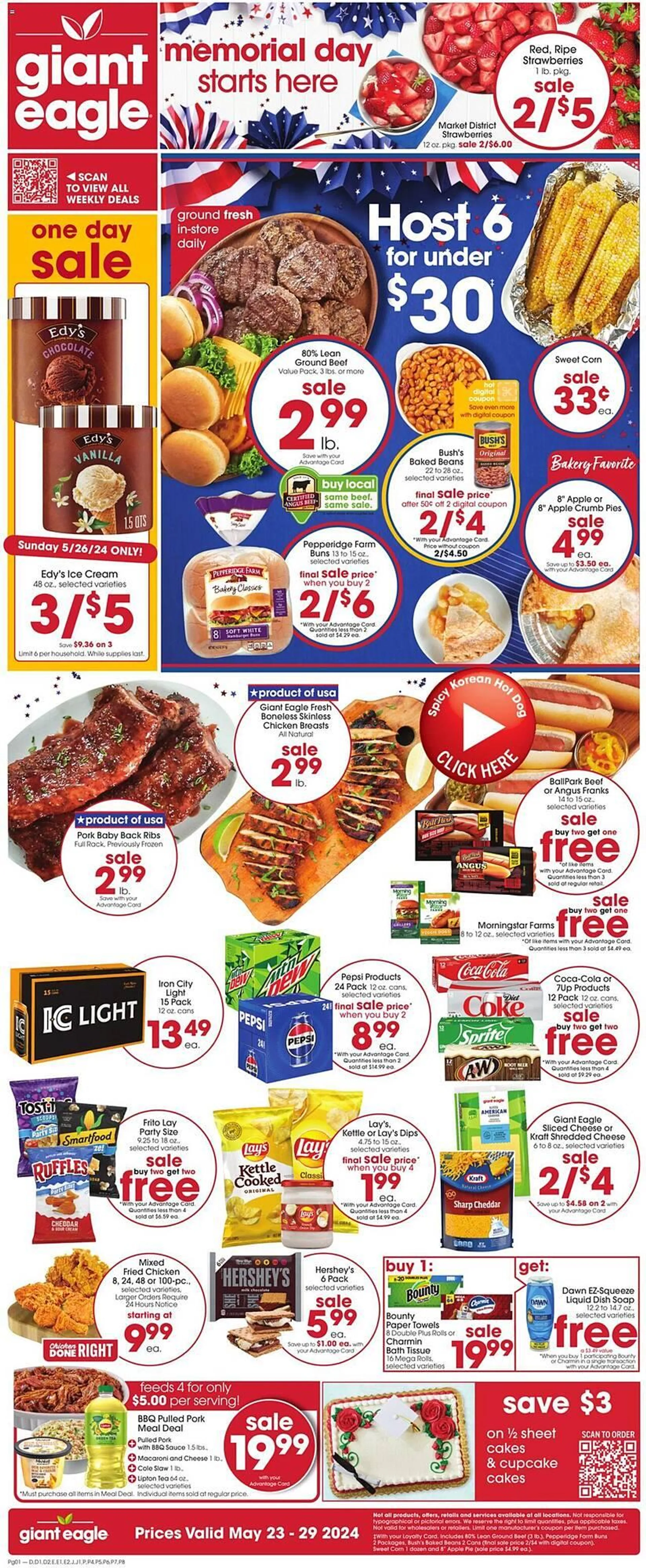 Giant Eagle Weekly Ad - 1