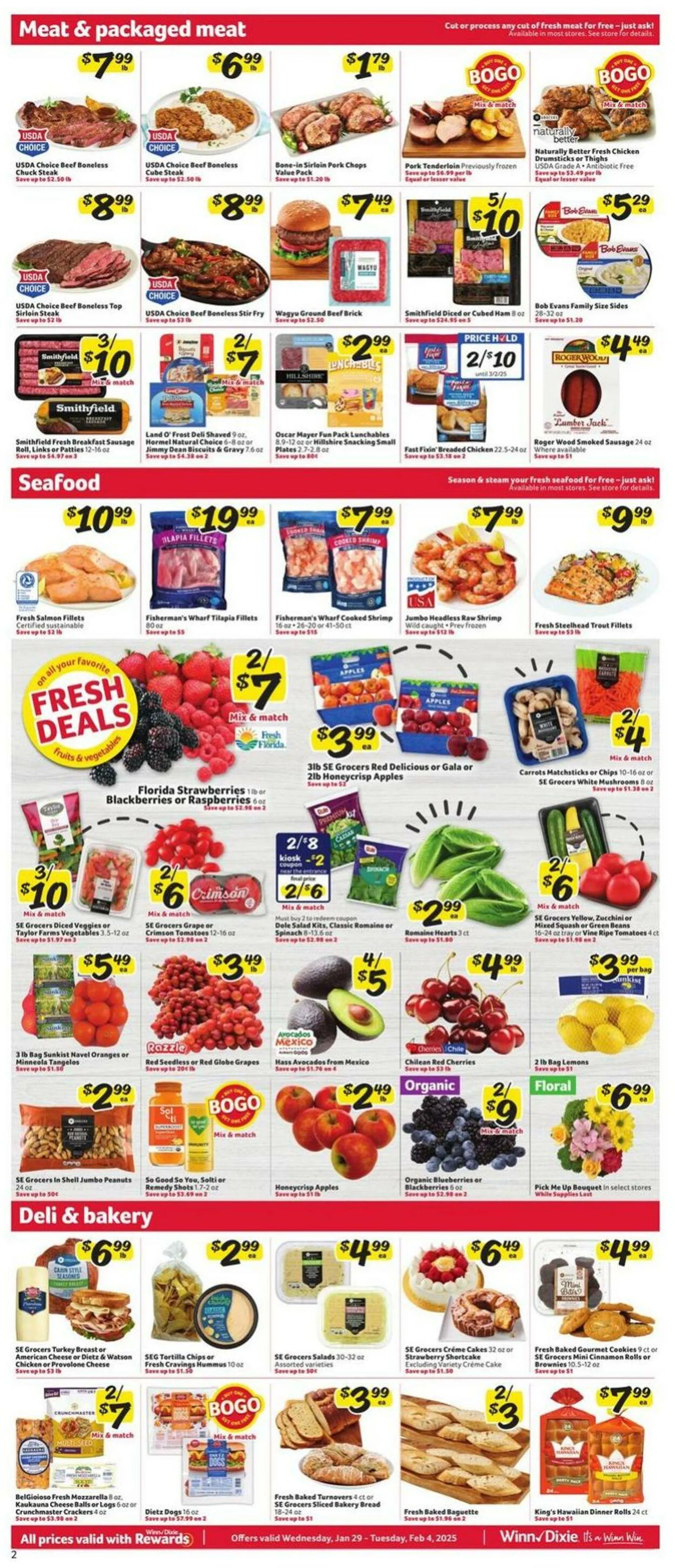 Catálogo de Winn Dixie Current weekly ad 29 de enero al 4 de febrero 2025 - Página 2