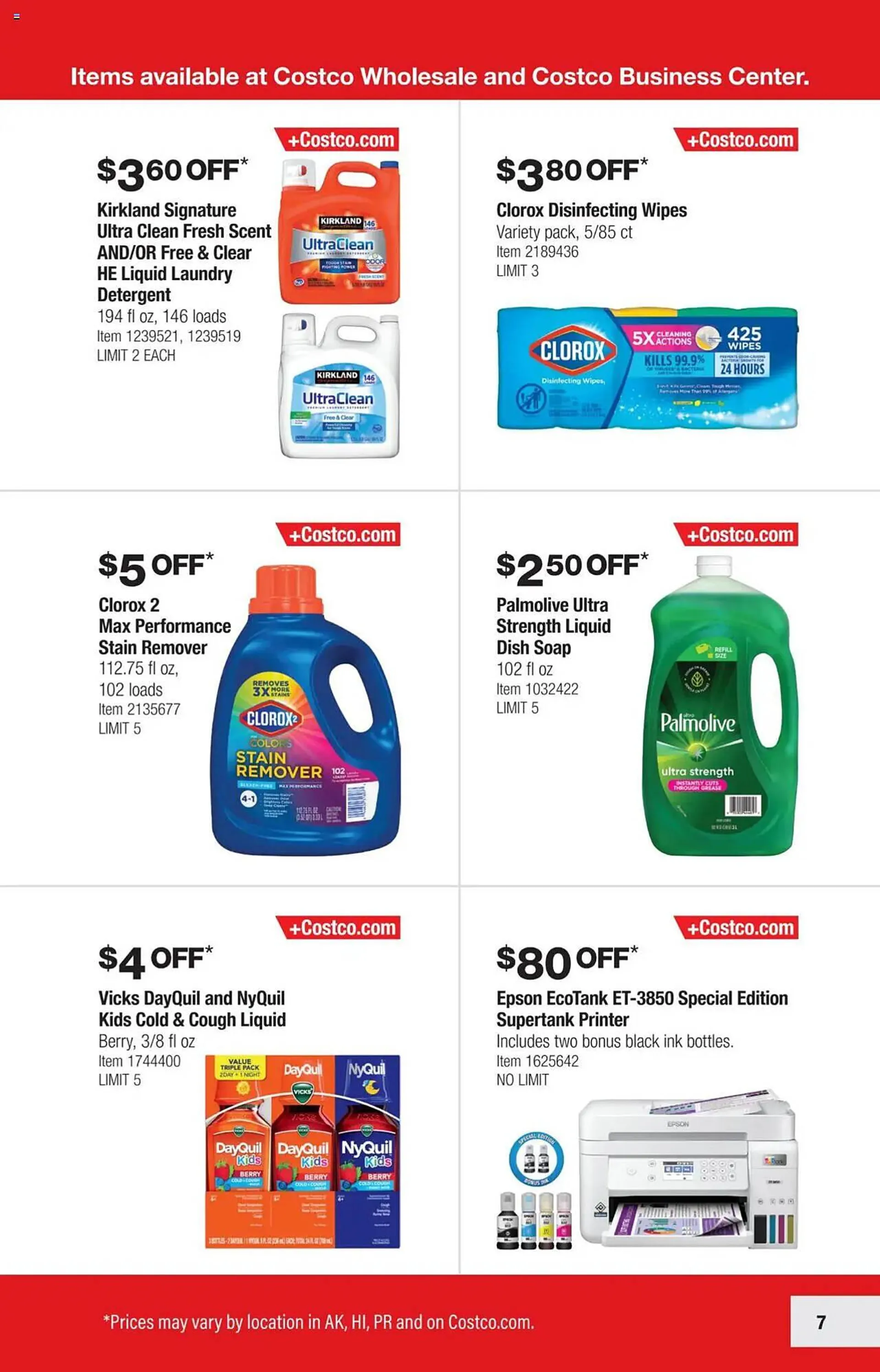 Catálogo de Costco Weekly Ad 20 de noviembre al 25 de diciembre 2024 - Página 7