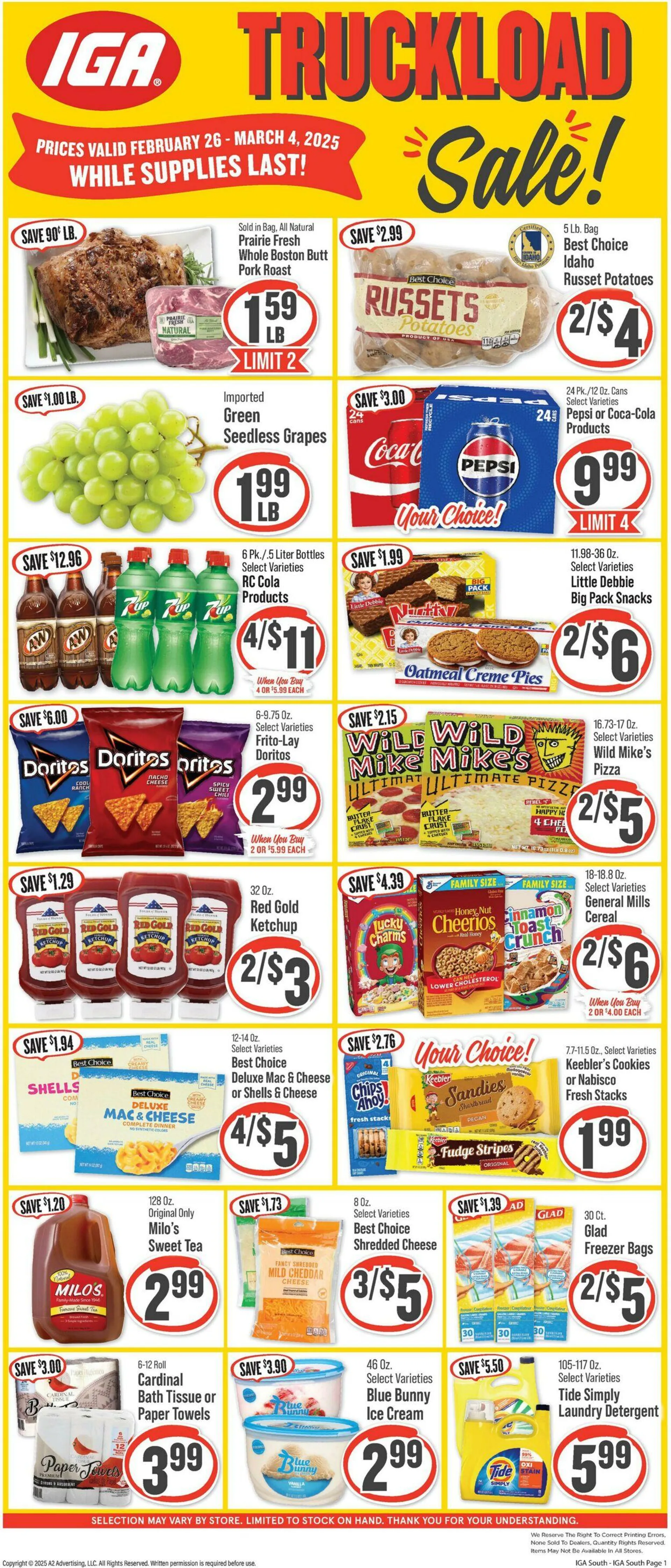 Catálogo de IGA Current weekly ad 26 de febrero al 4 de marzo 2025 - Página 1