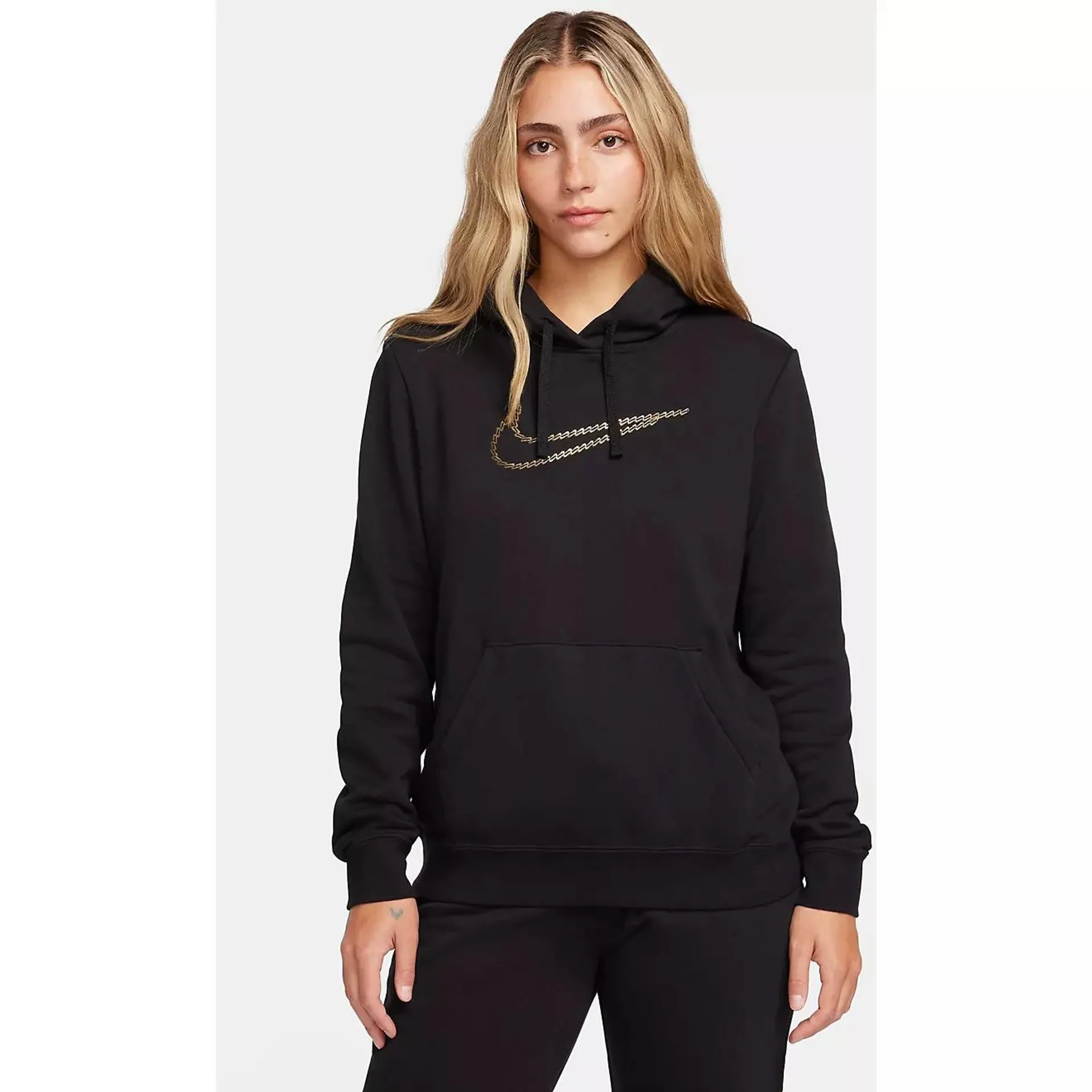 Nike Women's Sportswear Premium Essential Club Fleece Shine One Size Pullover