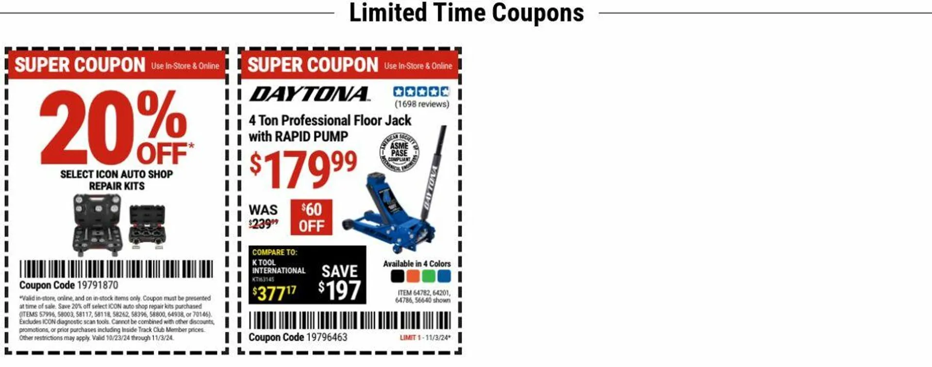 Catálogo de Harbor Freight Current weekly ad 28 de octubre al 6 de noviembre 2024 - Página 2