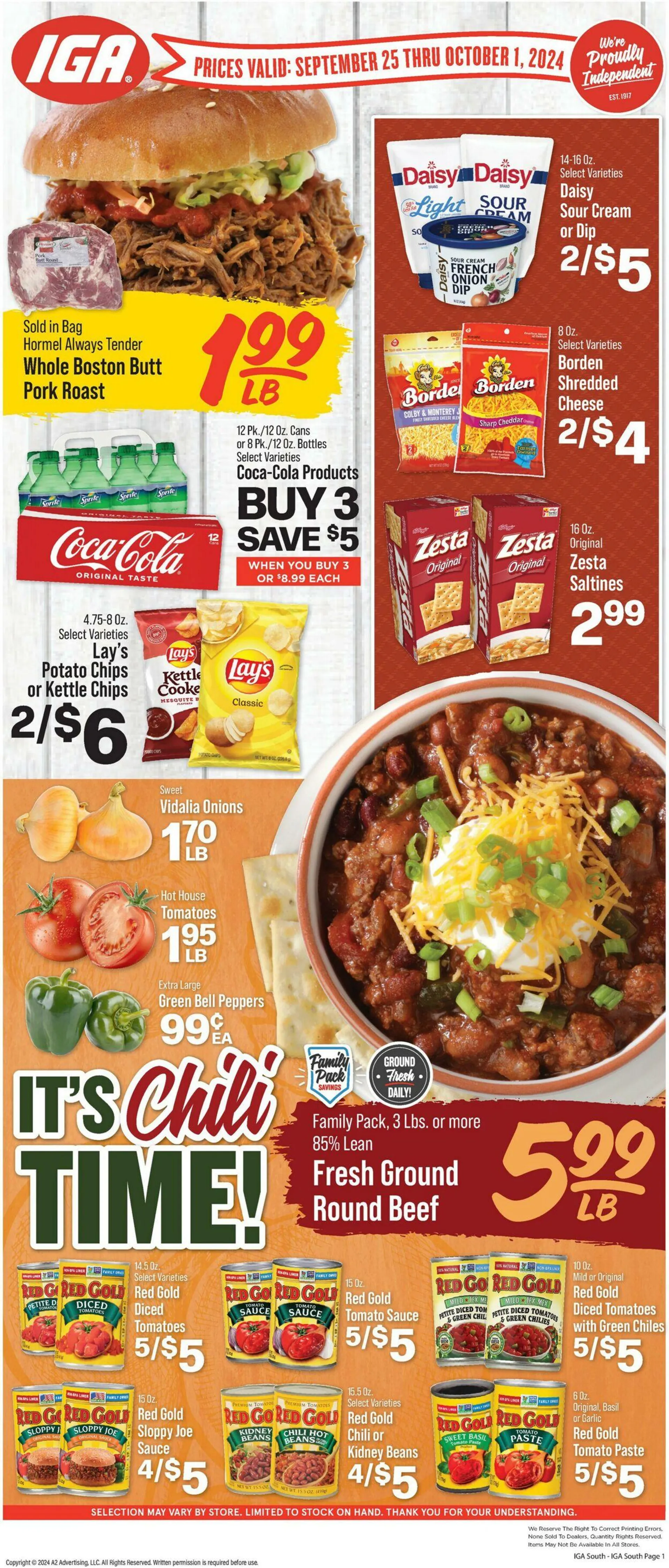 IGA Current weekly ad - 1