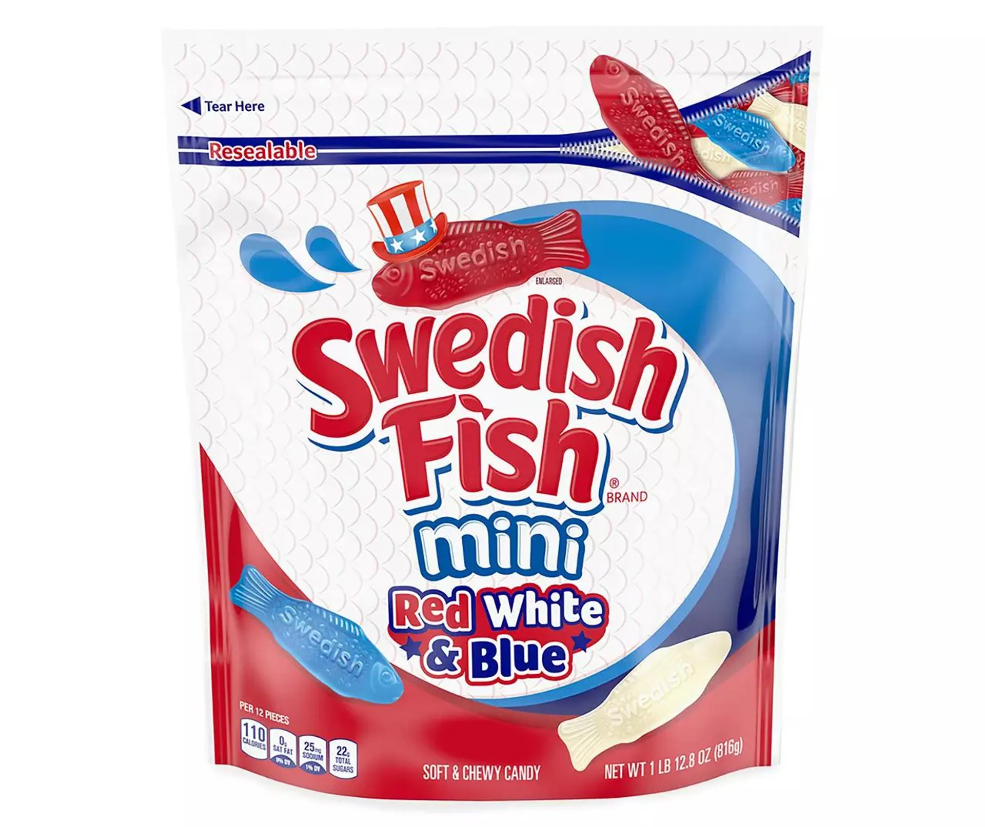 Mini Red, White & Blue Candy, 1.8 Lbs.