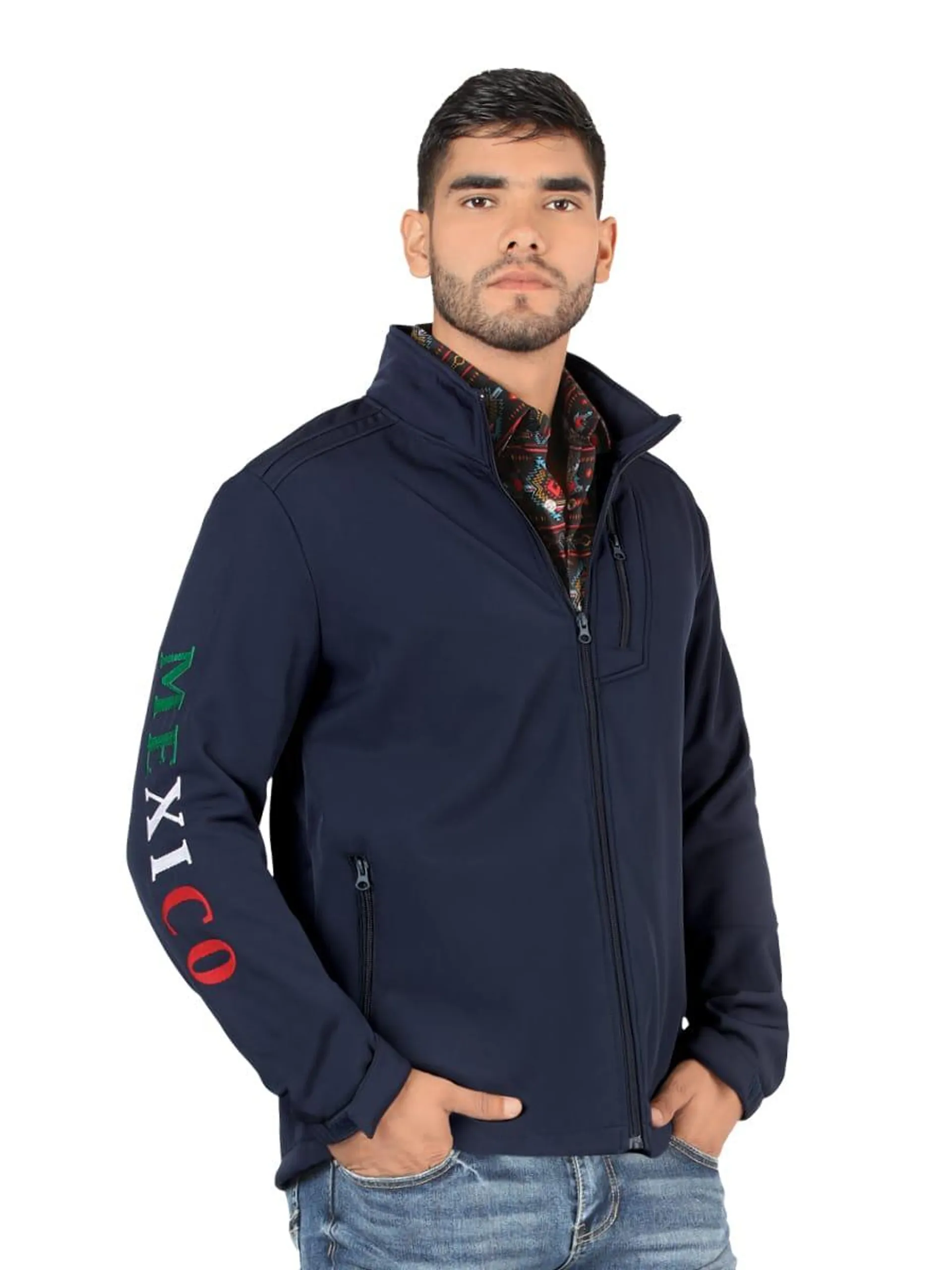 Chamarra de Mexico para Hombre Color Azul Marino Tipo Ariat