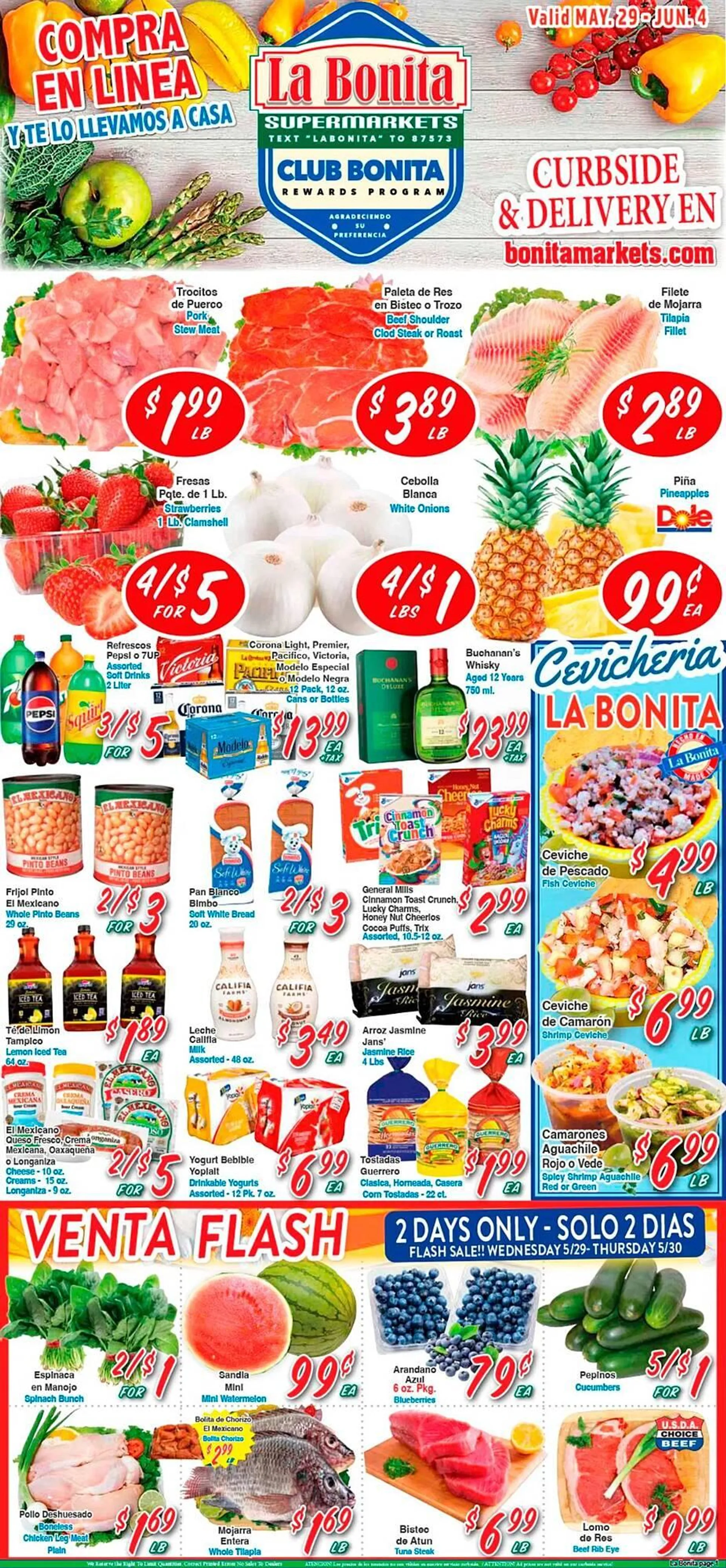 La Bonita Supermarkets Weekly Ad - 1