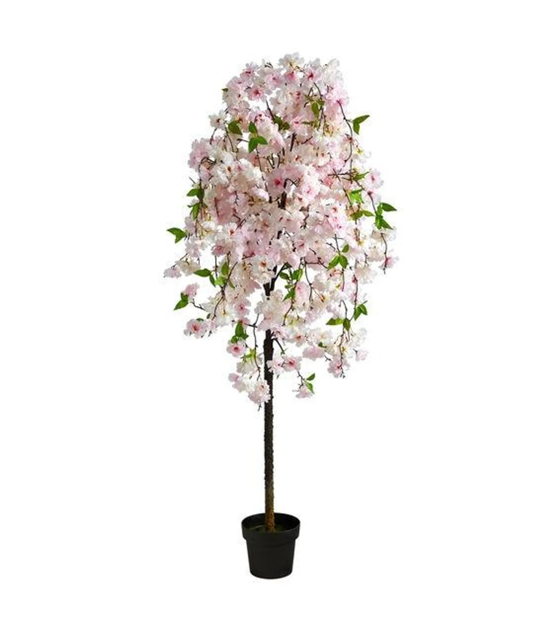 Nearly Natural 5' Pink Cherry Blossom Artificial Tree