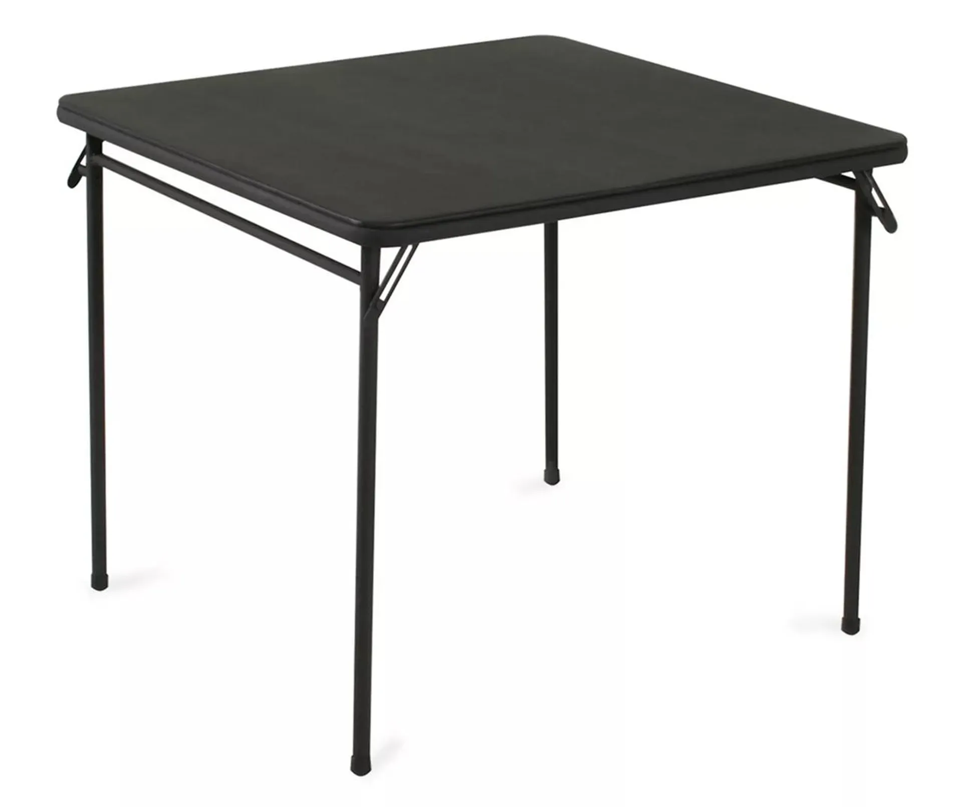 Black Square Folding Table, (34" x 34")