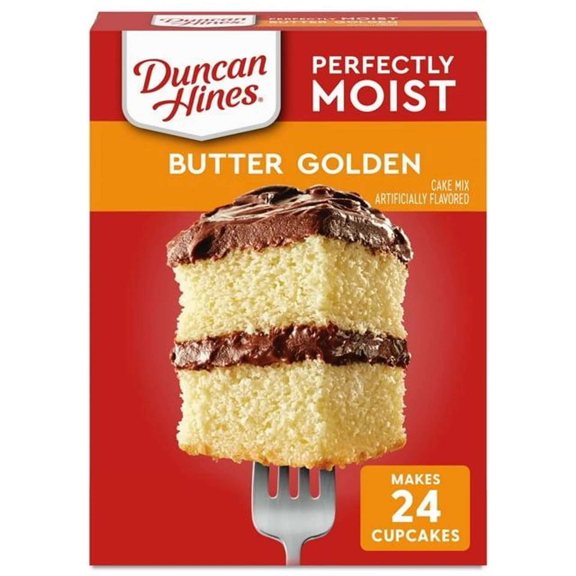 Duncan Hines Perfectly Moist Butter Golden Cake Mix, 15.25 oz