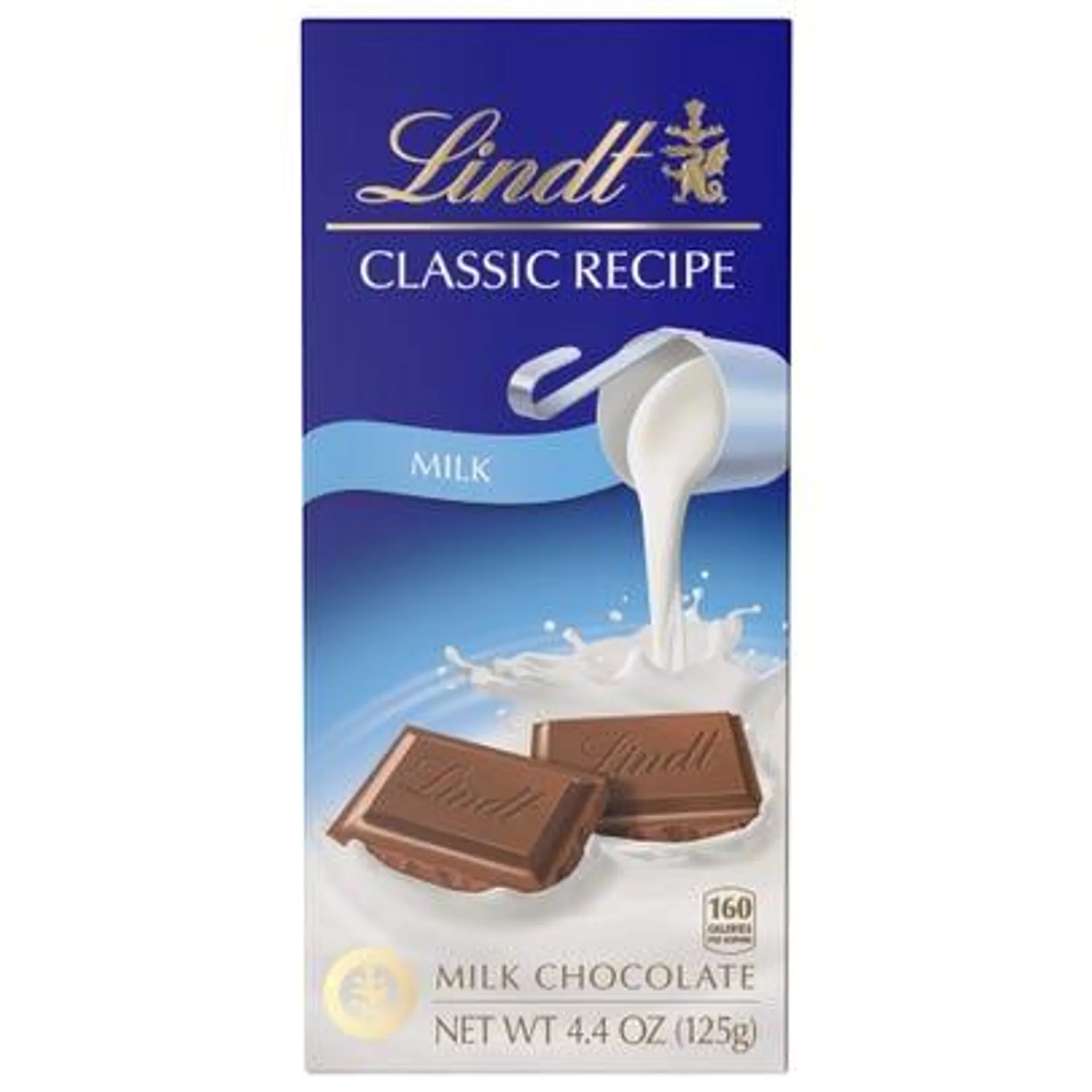 Lindt Classic Recipe Candy Bar, Milk Chocolate - 4.4 oz