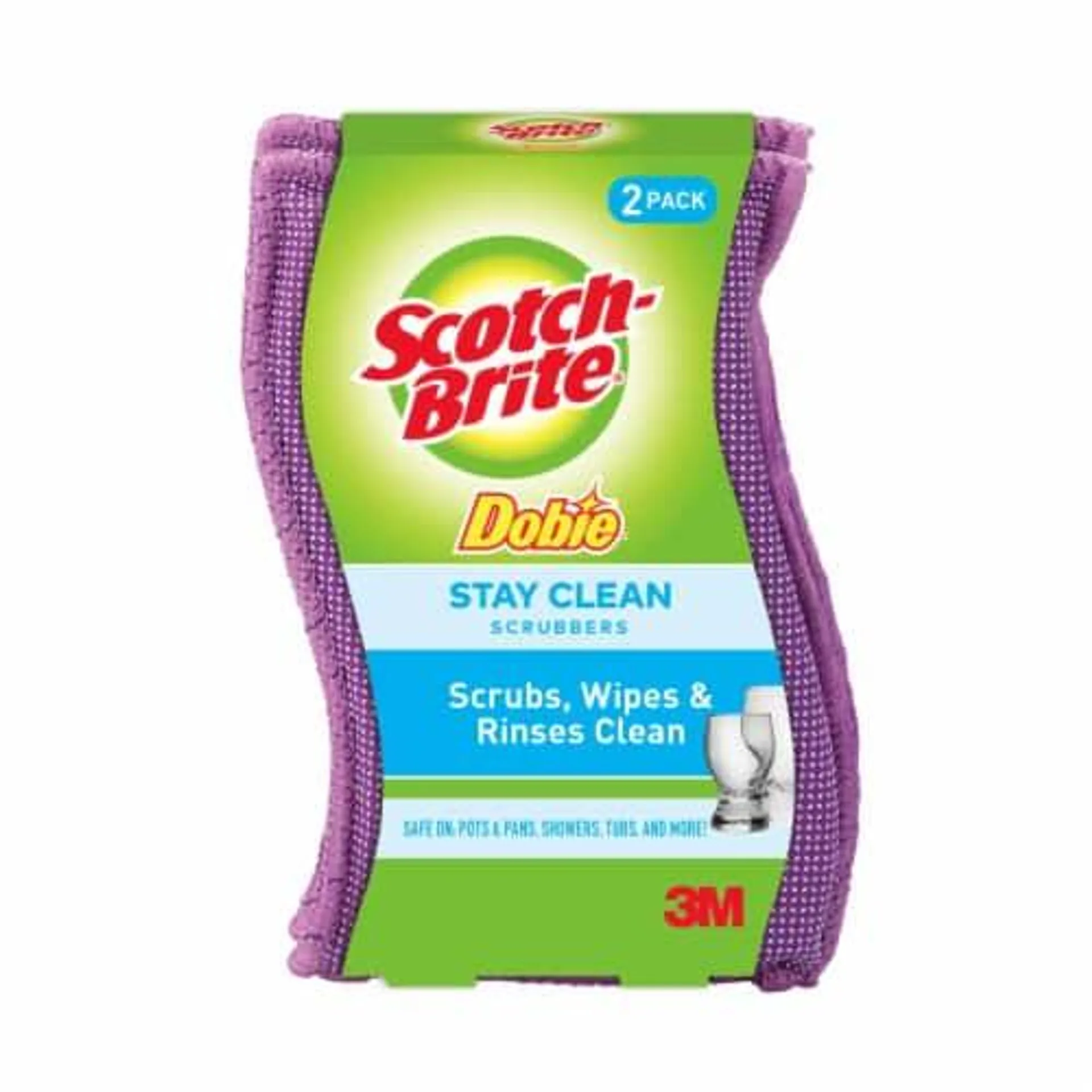 Scotch-Brite® Dobie™ Stay Clean Scrubbers