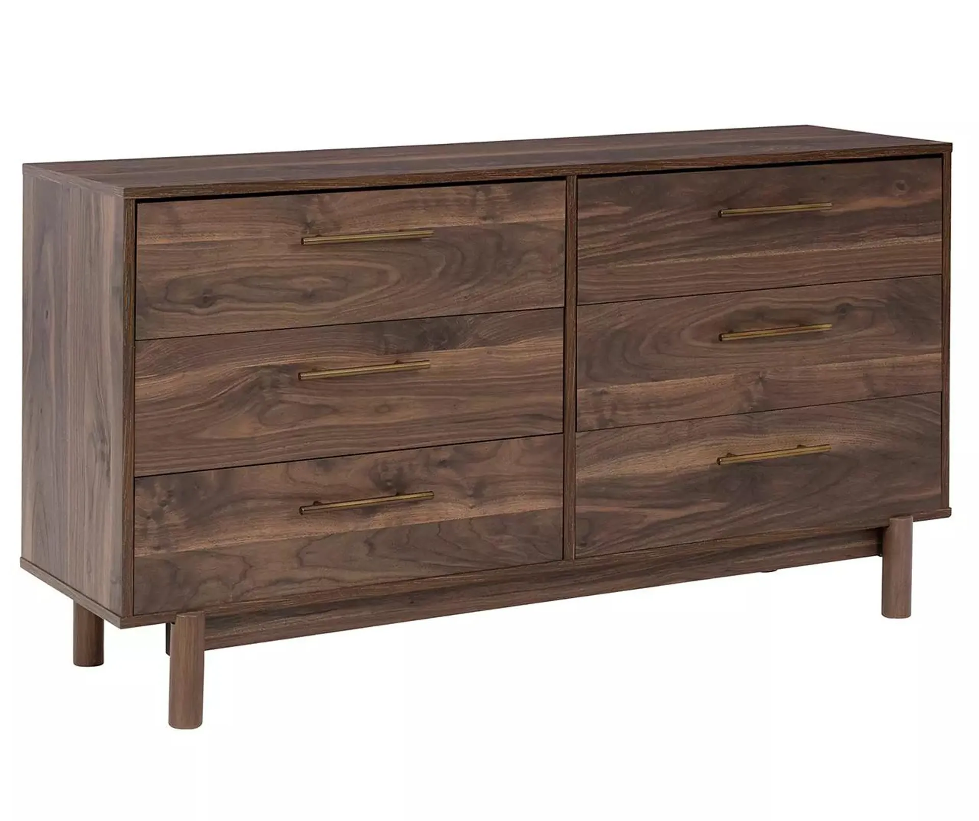 Calverson Mocha 6-Drawer Dresser