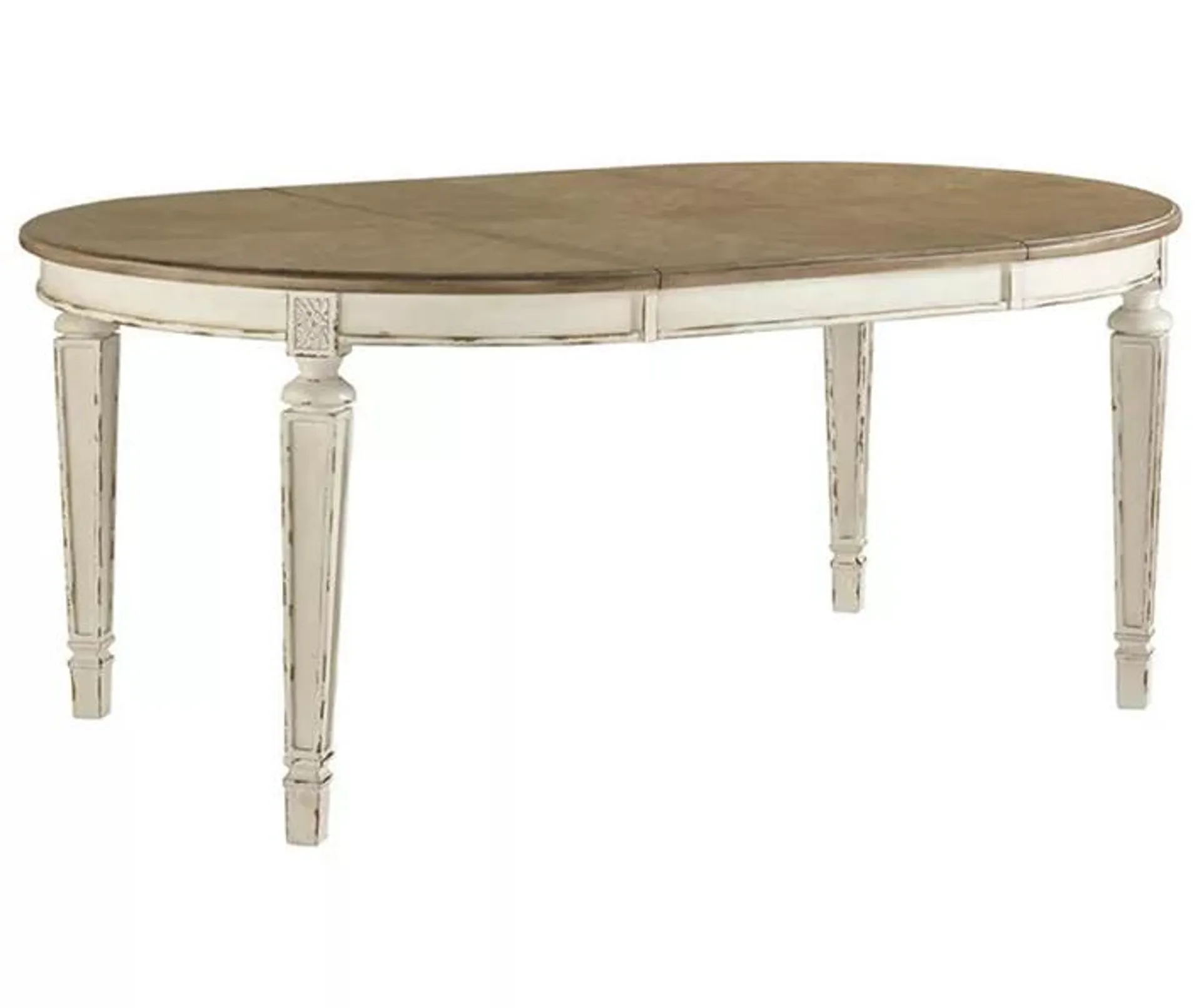 Realyn Oval Extension Leaf Dining Table