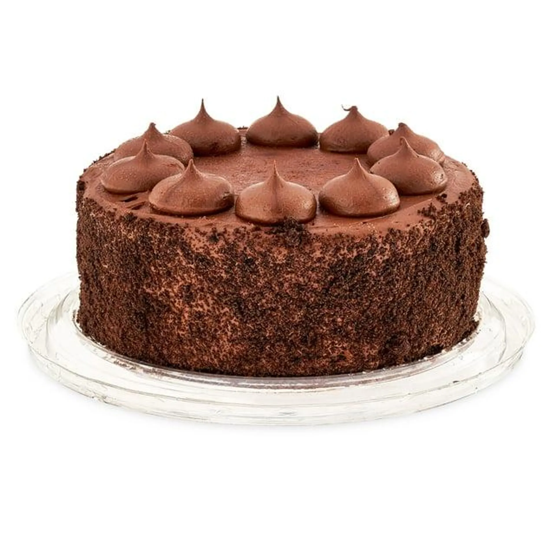 Freshness Guaranteed Triple Chocolate Cake, 35 Ounces, Refrigerated, Base and Dome