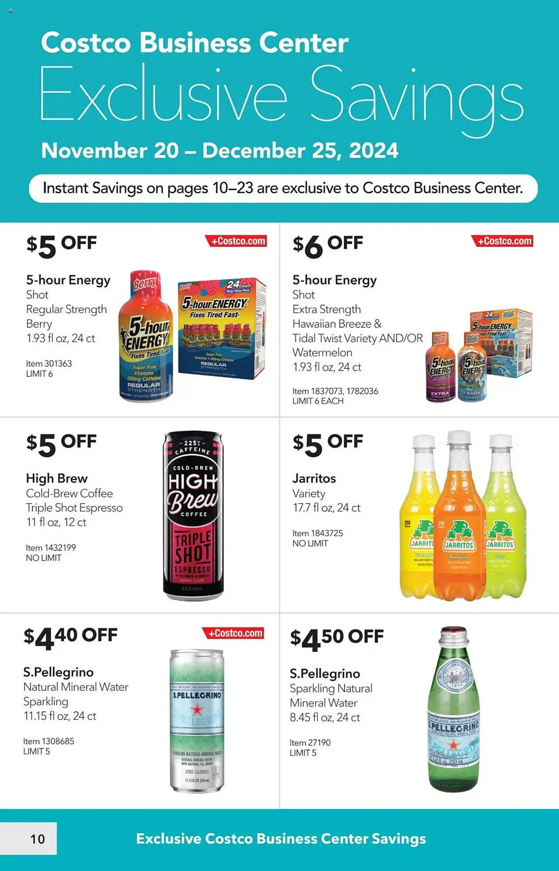 Catálogo de Costco Weekly Ad 20 de noviembre al 25 de diciembre 2024 - Página 10