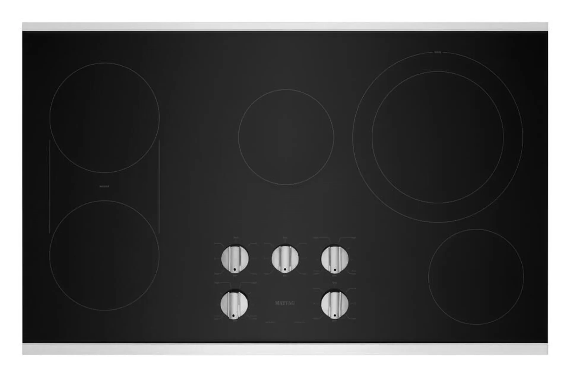 Maytag® 36" Stainless Steel Electric Cooktop (Smooth Top)