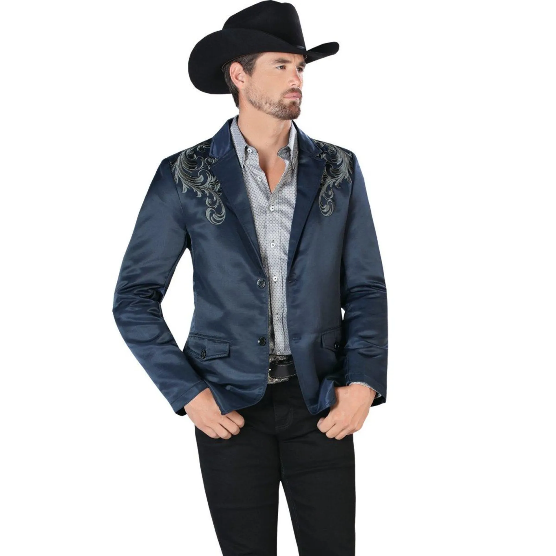 Saco Vaquero para Hombre Montero Azul Marino MON-2173A