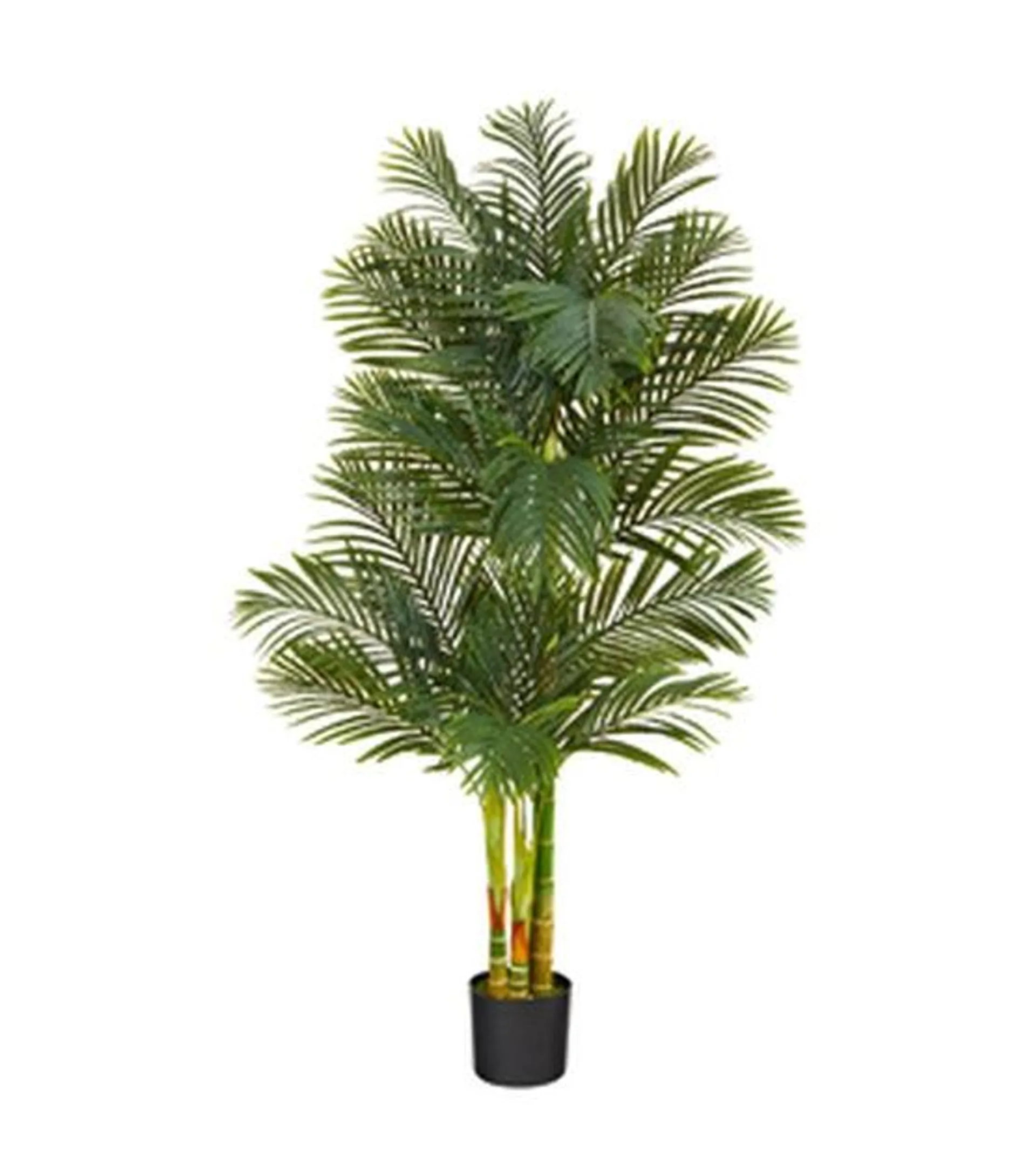 Nearly Natural 6' Thick Golden Cane Artificial Palm Tree