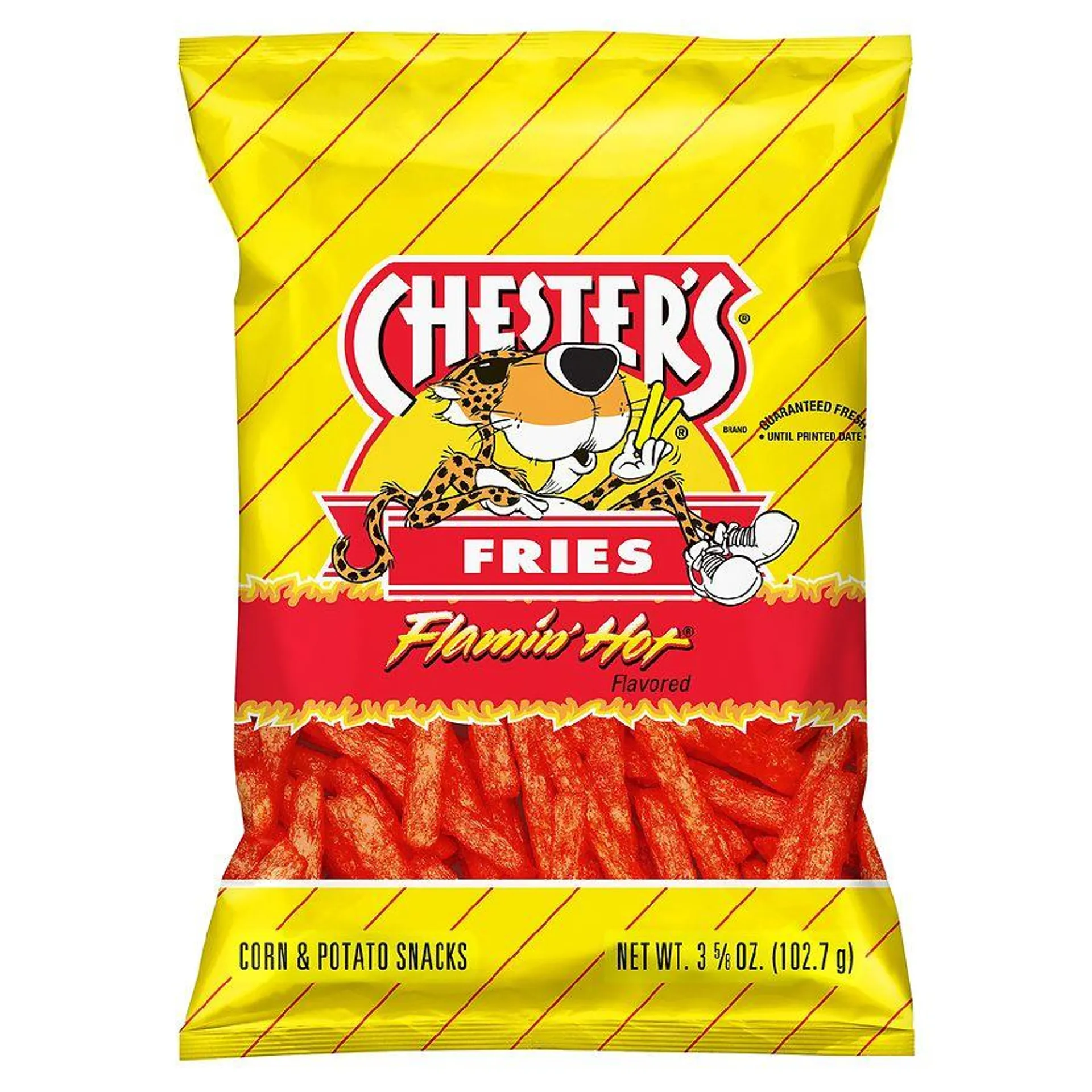 Fries Corn And Potato Snacks Flamin' Hot