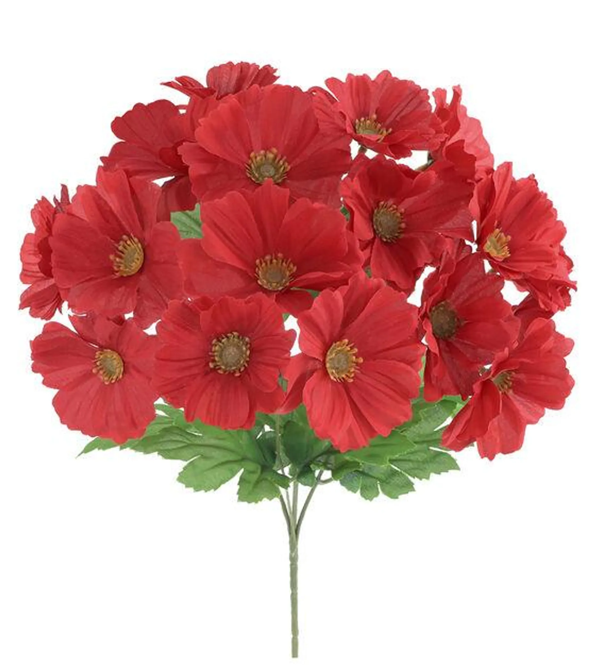 14.5" Summer Red Cosmos Bush by Bloom Room