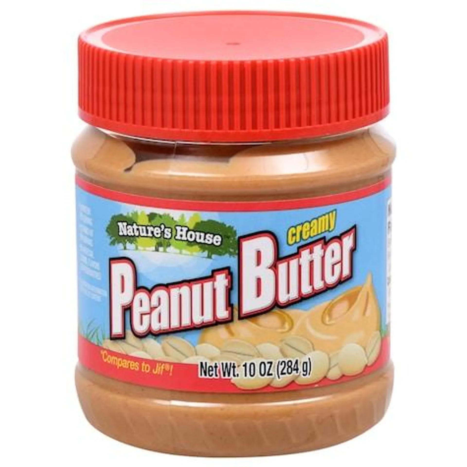 Nature's House Creamy Peanut Butter, 10-oz. Containers