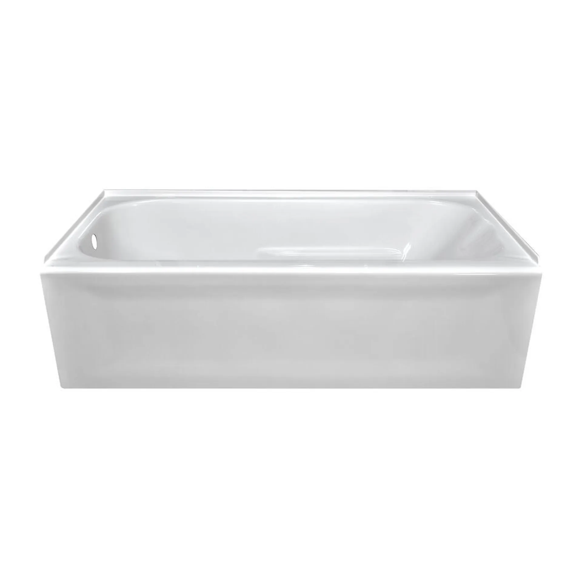 Lyons® Elite™ 60"W x 30"D x 16"H White Bathtub with Left Drain