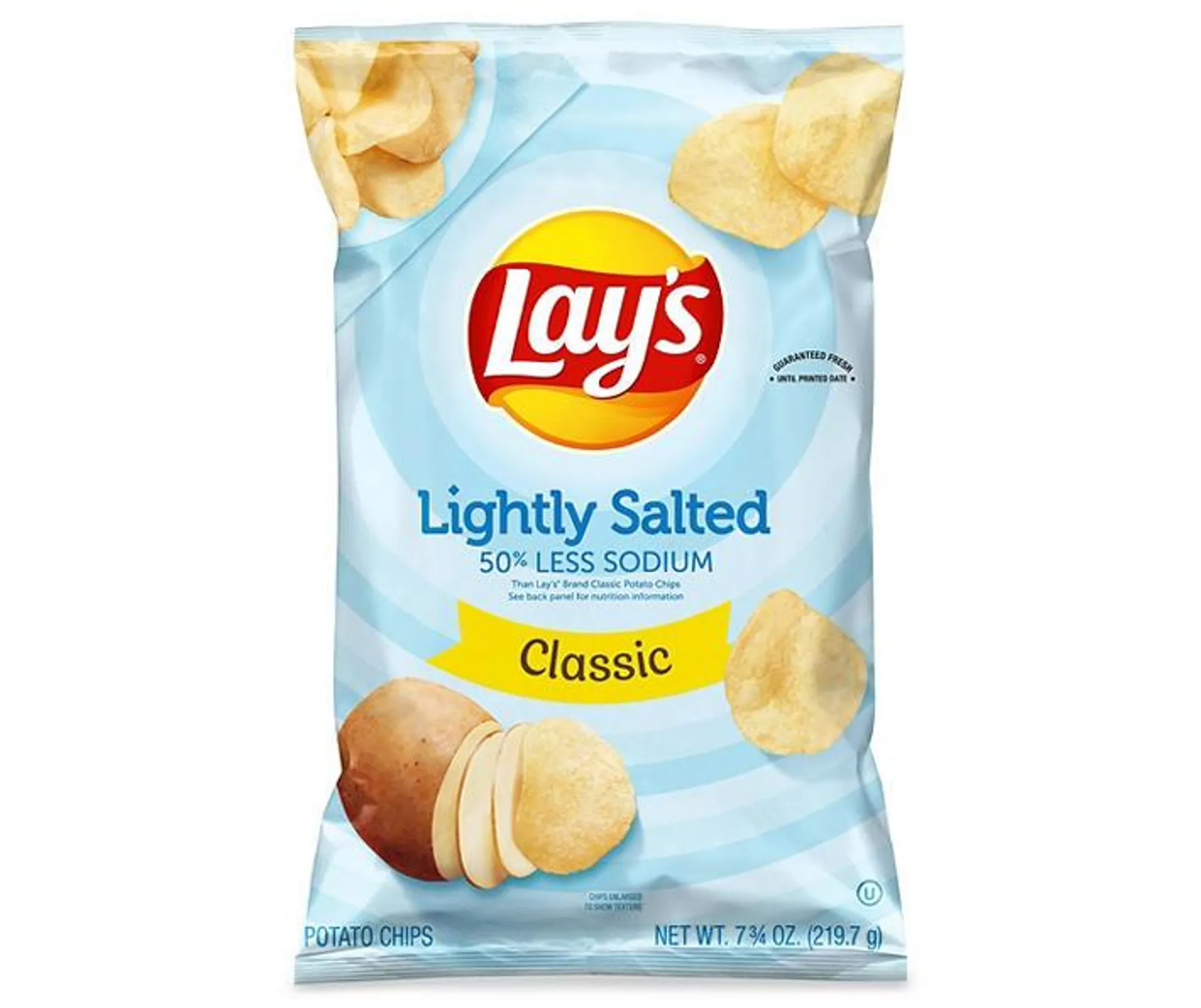 Lay's Lightly Salted Potato Chips Classic 7 3/4 Oz