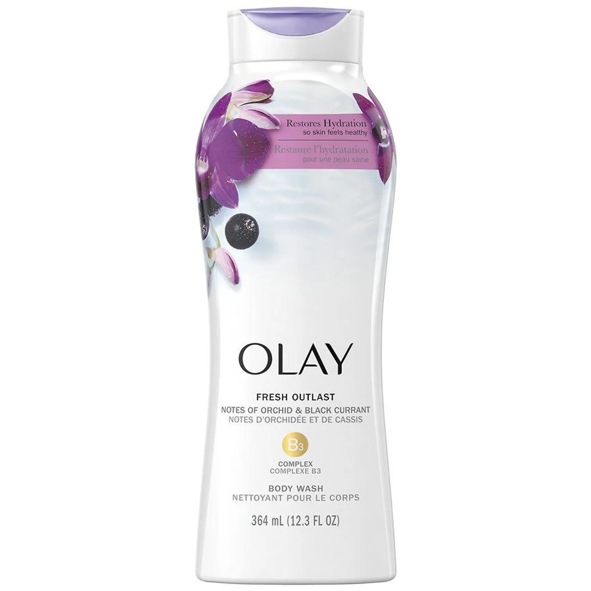 Fresh Outlast Body Wash Orchid & Black Currant