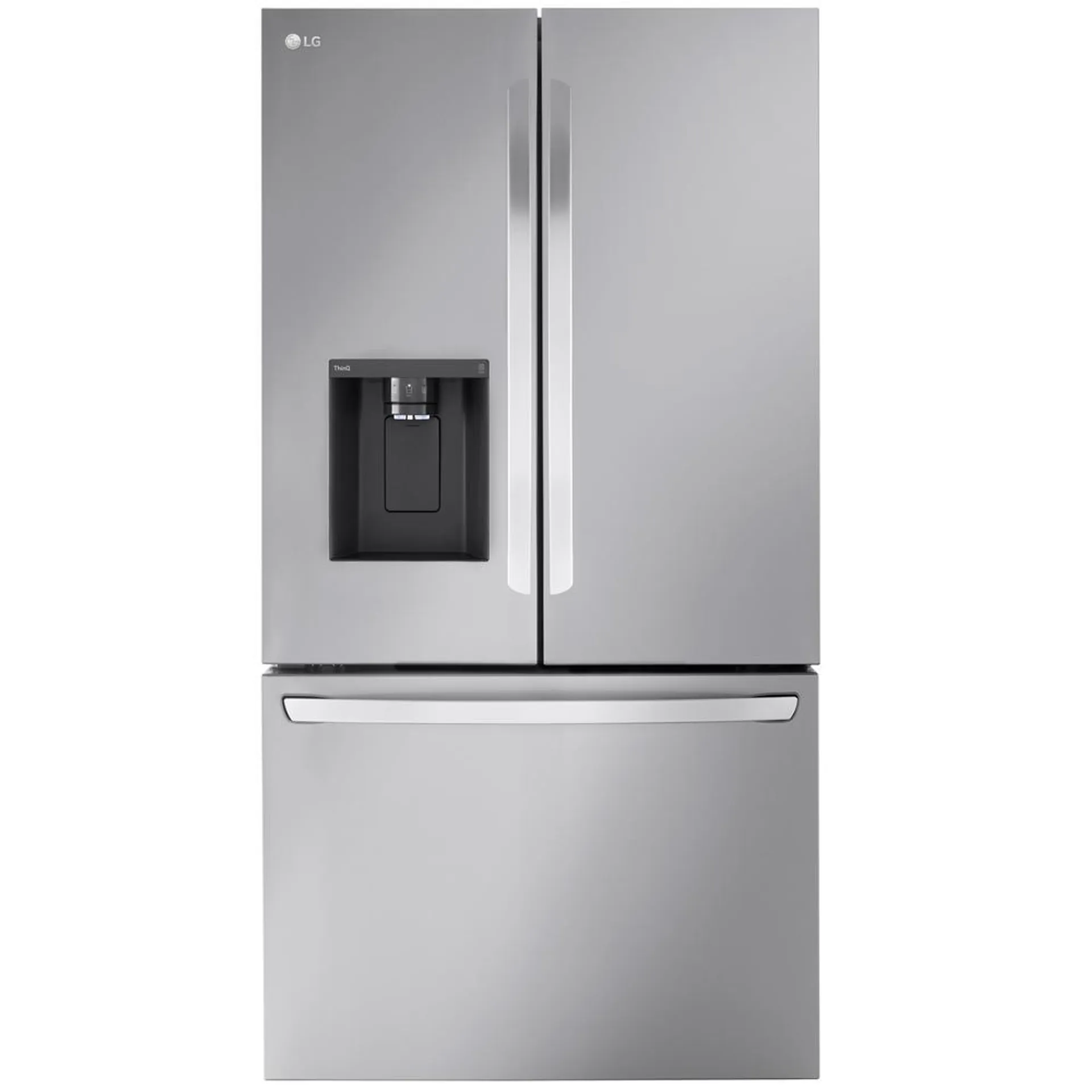 LG LRFXS3106S 30.7 cu. ft. Standard-Depth MAX French-Door Refrigerator with Dual Ice – PrintProof™ Stainless Steel