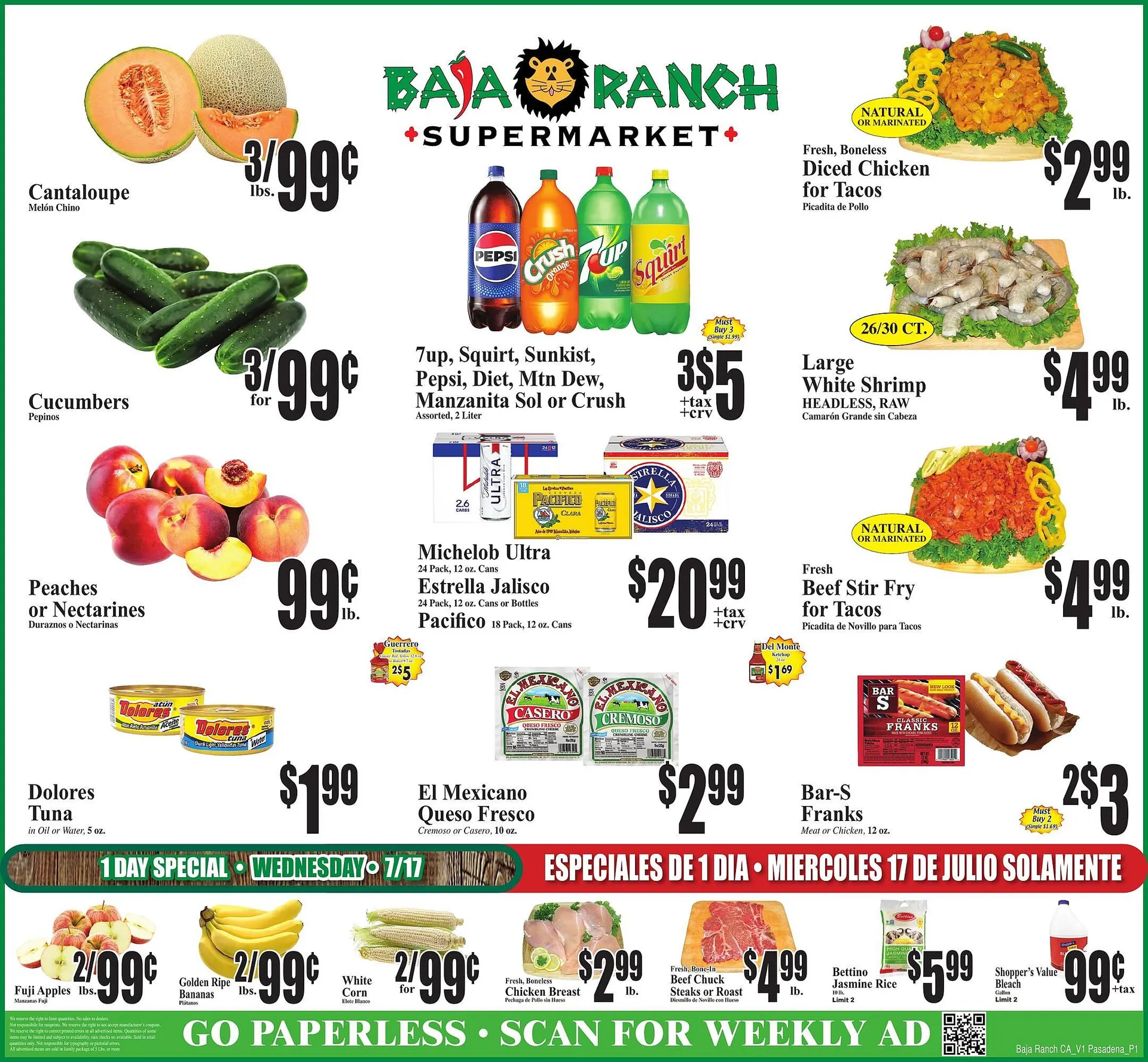 Baja Ranch Weekly Ad - 1