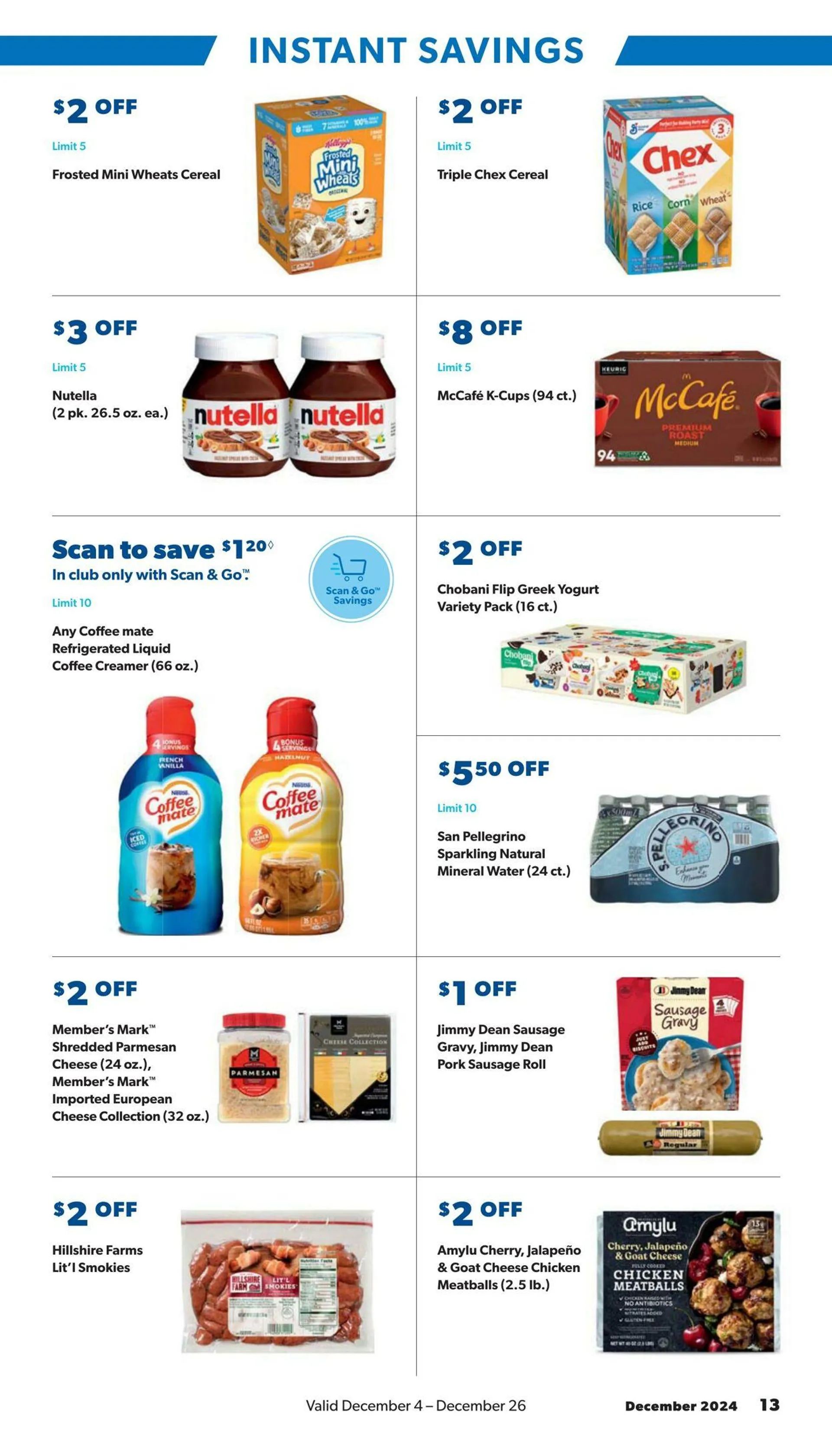 Weekly ad Sam's Club - Christmas 2024 from December 4 to December 26 2024 - Page 13