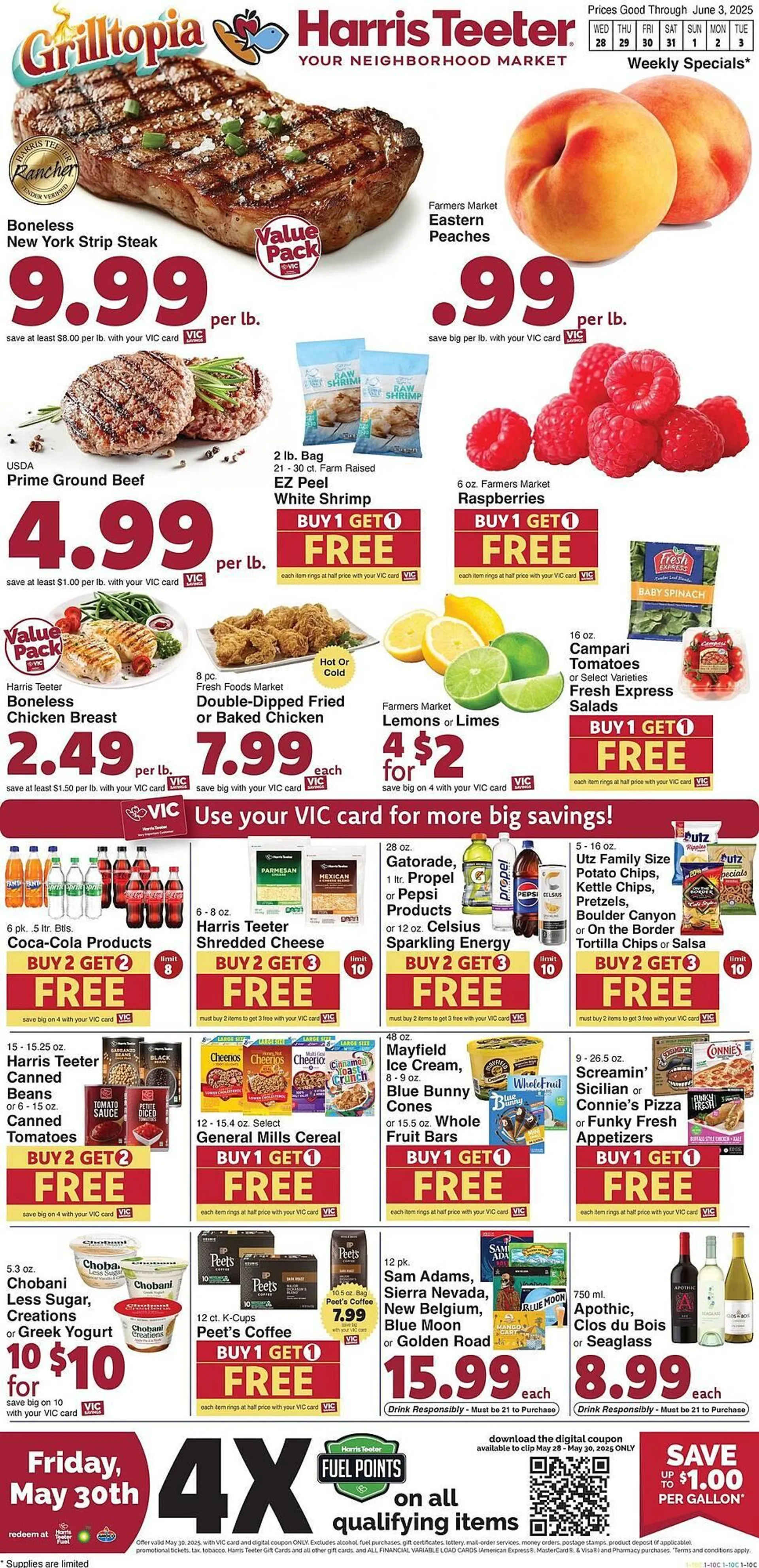 Weekly ad Harris Teeter Weekly Ad from May 28 to June 3 2025 - Page 1