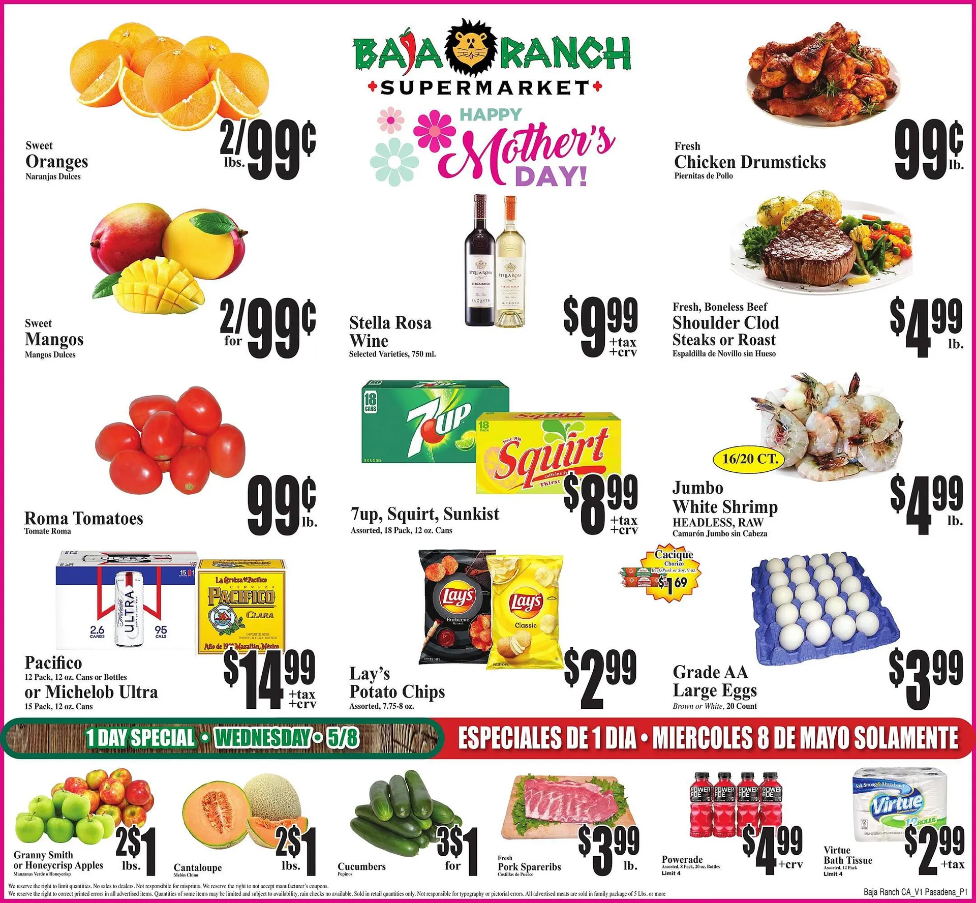 Baja Ranch Weekly Ad - 1