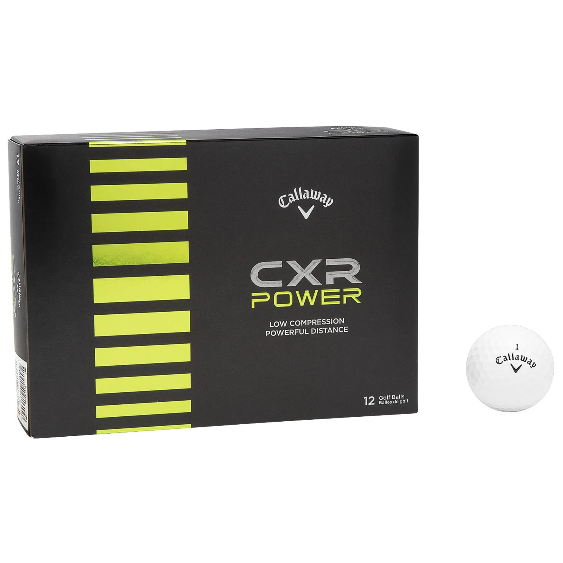 Callaway CXR Power Golf Balls - 1-Dozen