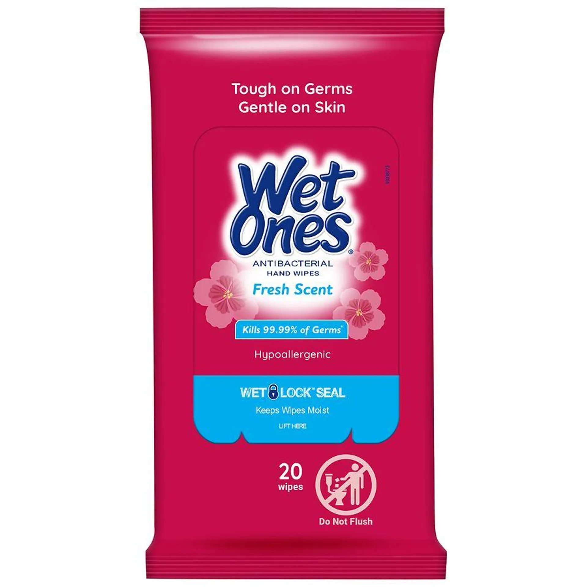 Antibacterial Hand Wipes Travel Pack Fresh