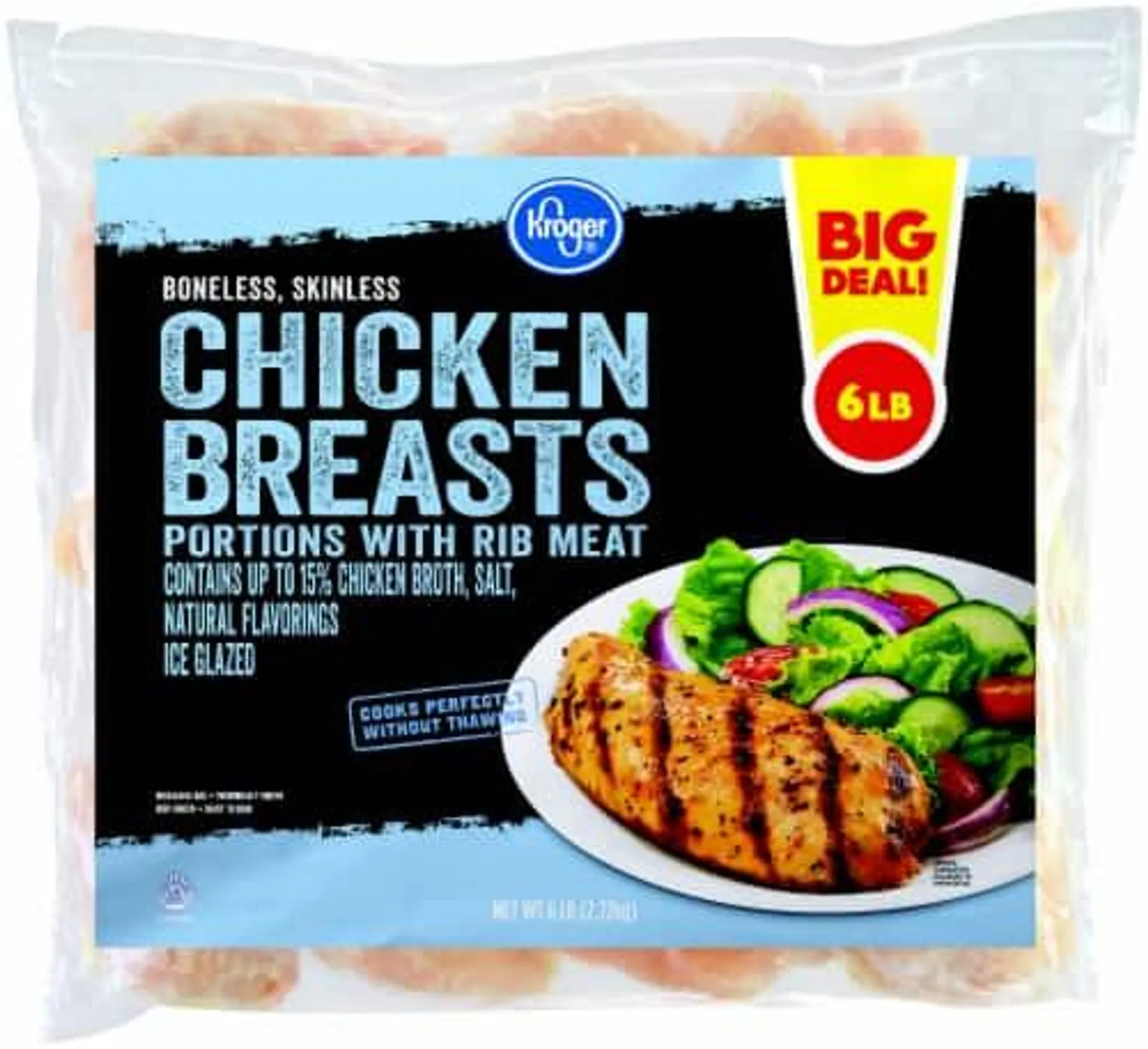 Kroger® Boneless Skinless Chicken Breast Portions with Rib Meat