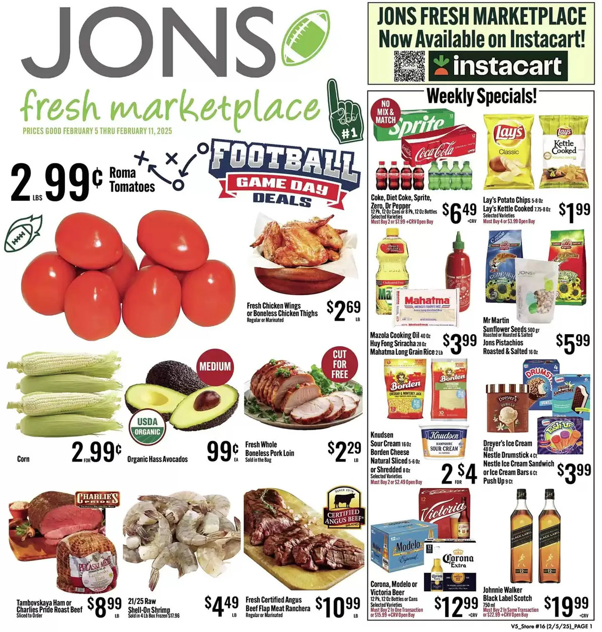 Catálogo de Jons International Weekly Ad 5 de febrero al 11 de febrero 2025 - Página 1