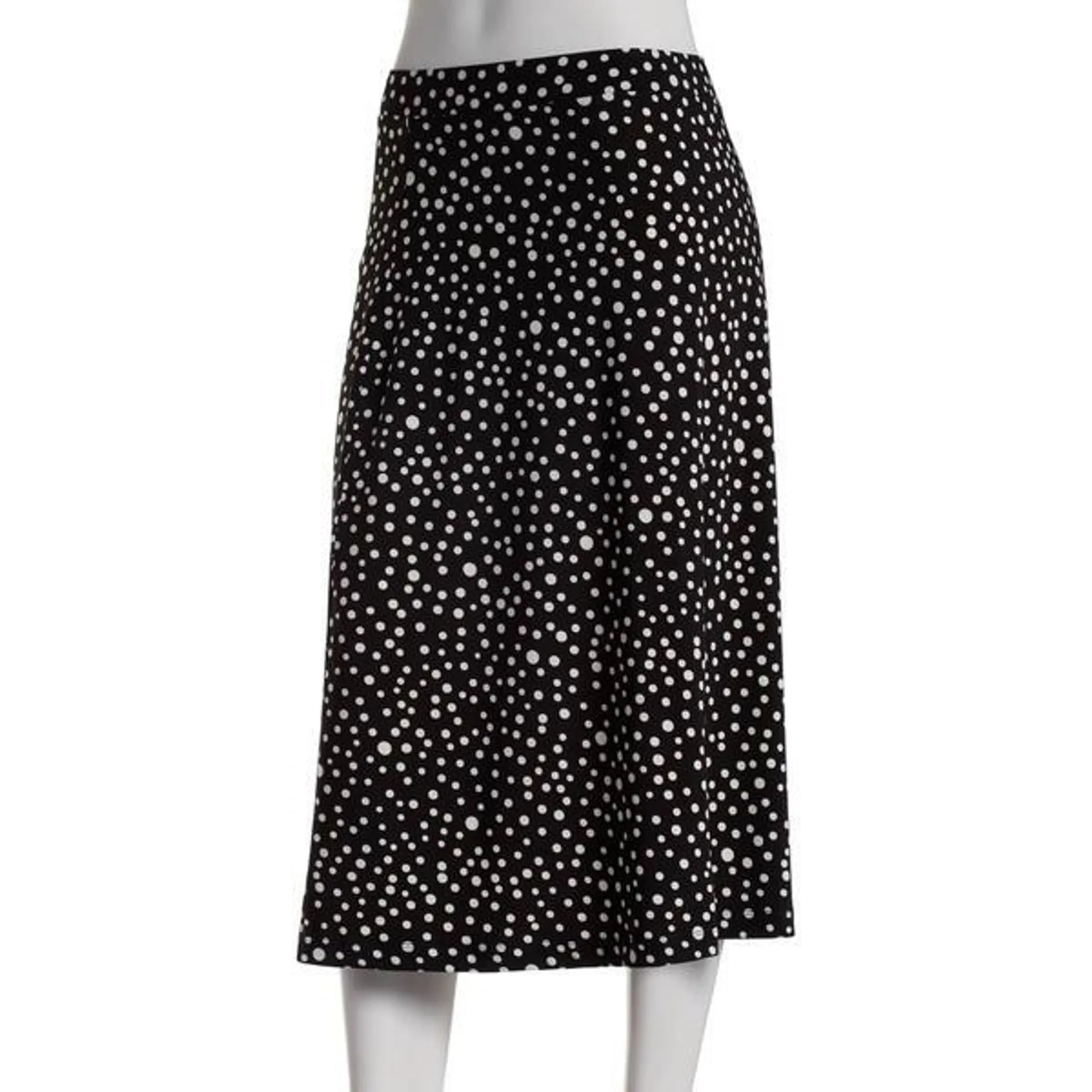 Womens Kasper Tossed Dot Midi Skirt