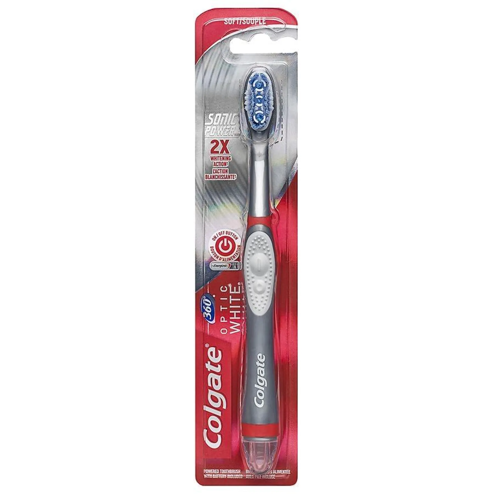 Vibrate Whitening Battery-Operated Toothbrush