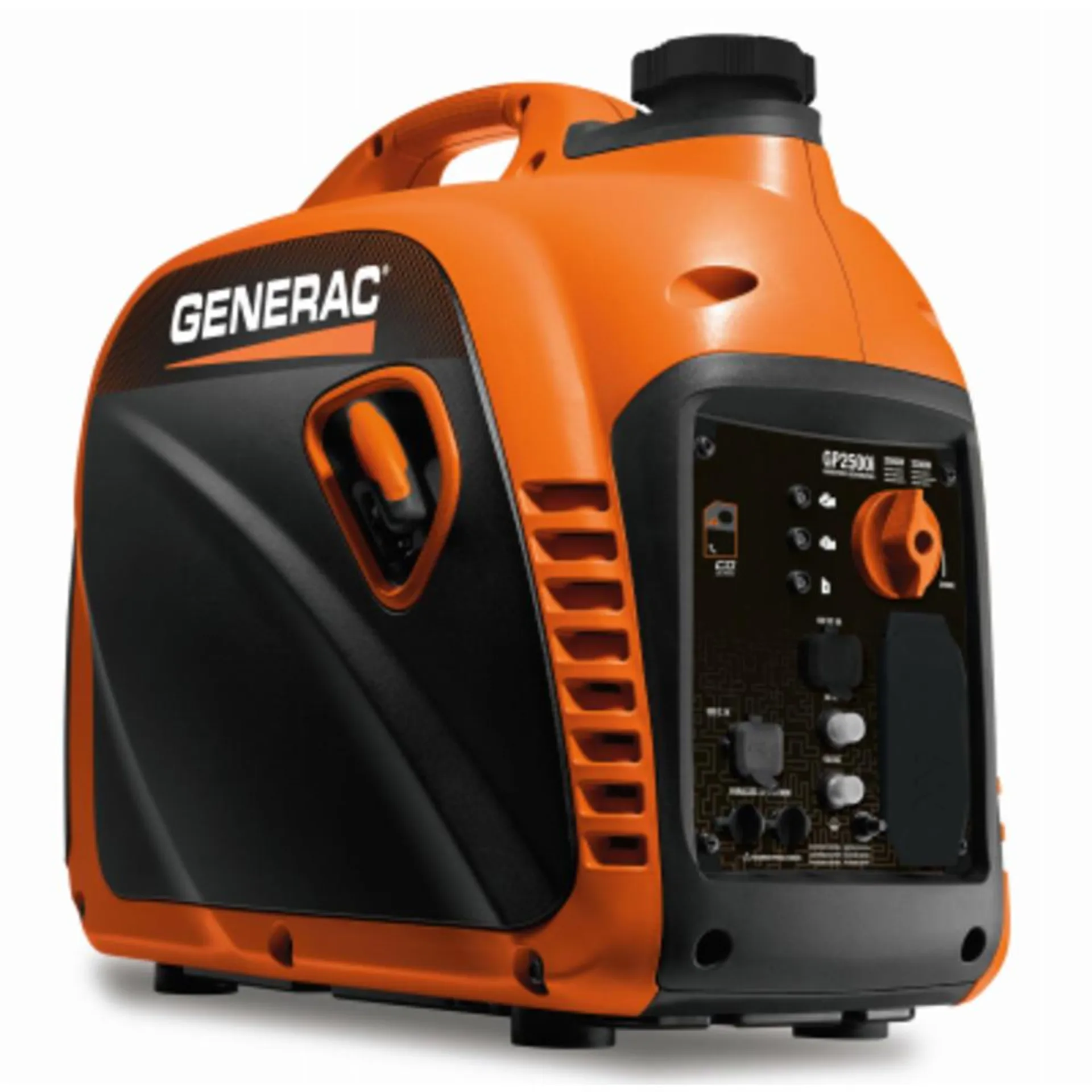 Generac 8251 GP2500i 2500 Watt Portable Inverter Generator with COsense, Recoil Start - Quantity 1