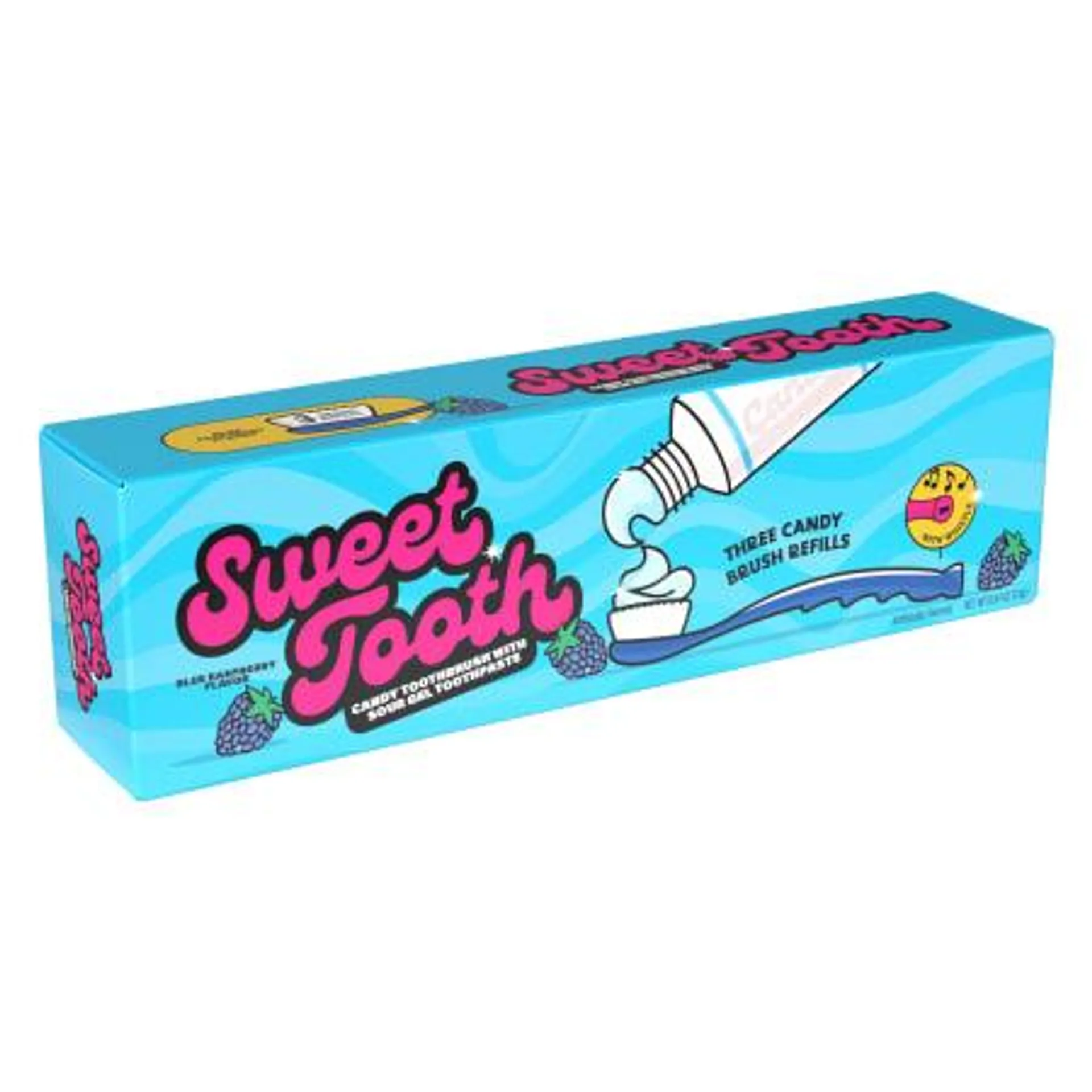 Sweet Tooth Candy Toothbrush With Sour Gel Toothpaste 0.84oz