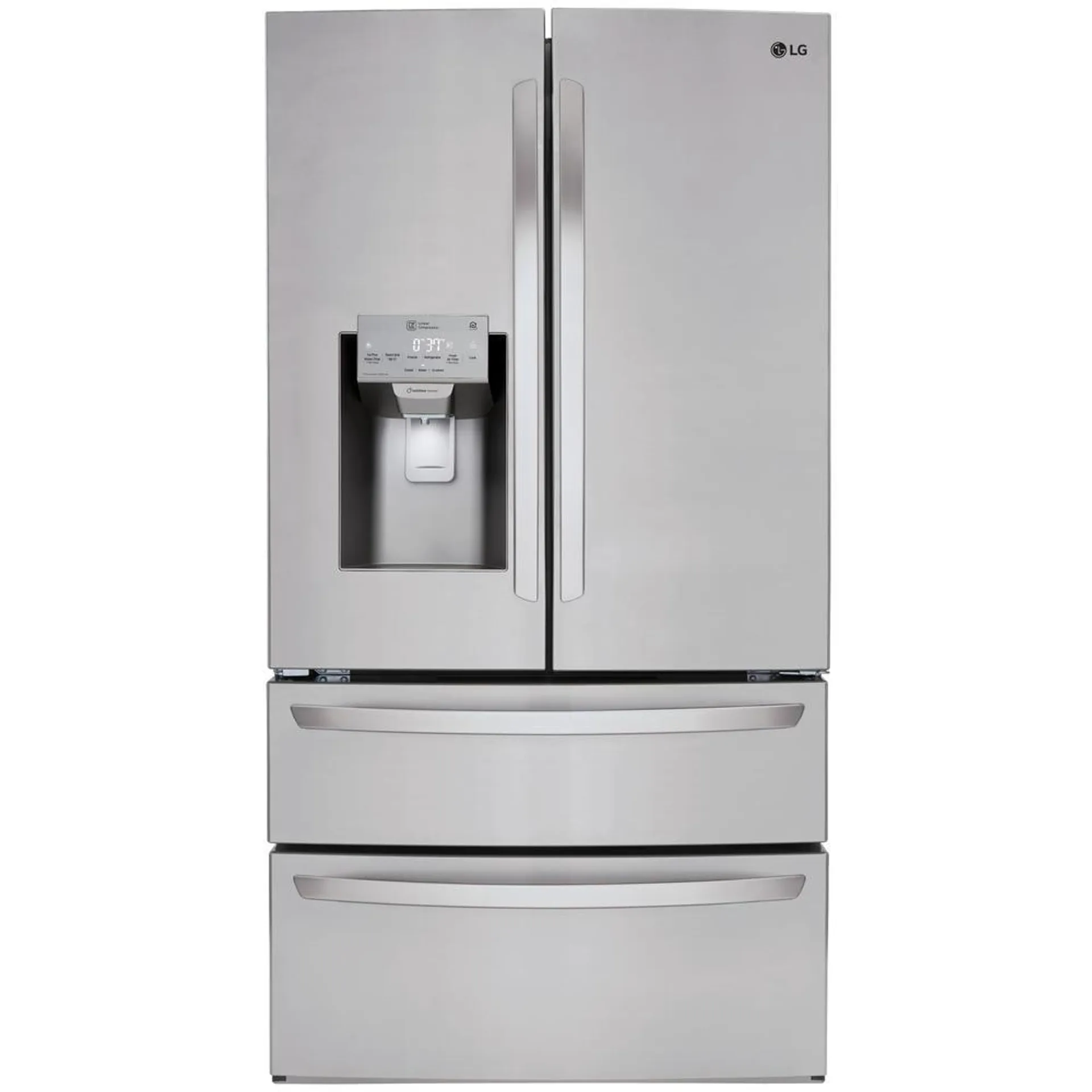 LG LMXS28626S 27.8 cu. ft. 4-Door French Door Refrigerator – Stainless Steel